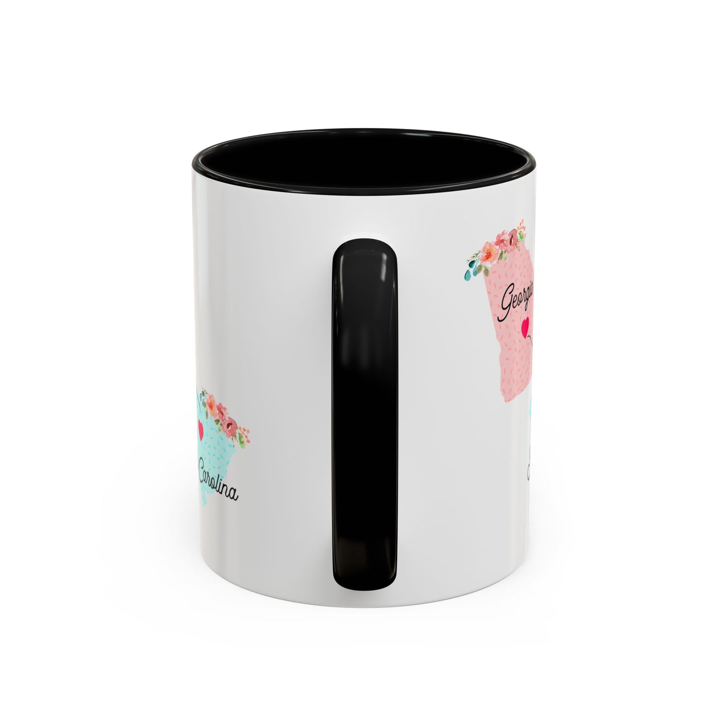 Long Distance Love Coffee Mug - Georgia & South Carolina Design | Moving Away Gift