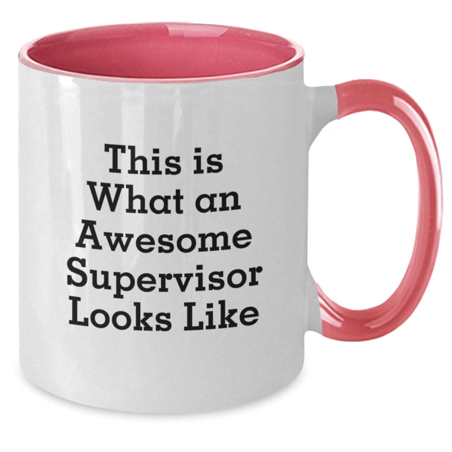 Funny Quotes About Supervisor Gifts from Men to Supervisor on Valentine's Unique Two Tone Coffee Mugs - Additional