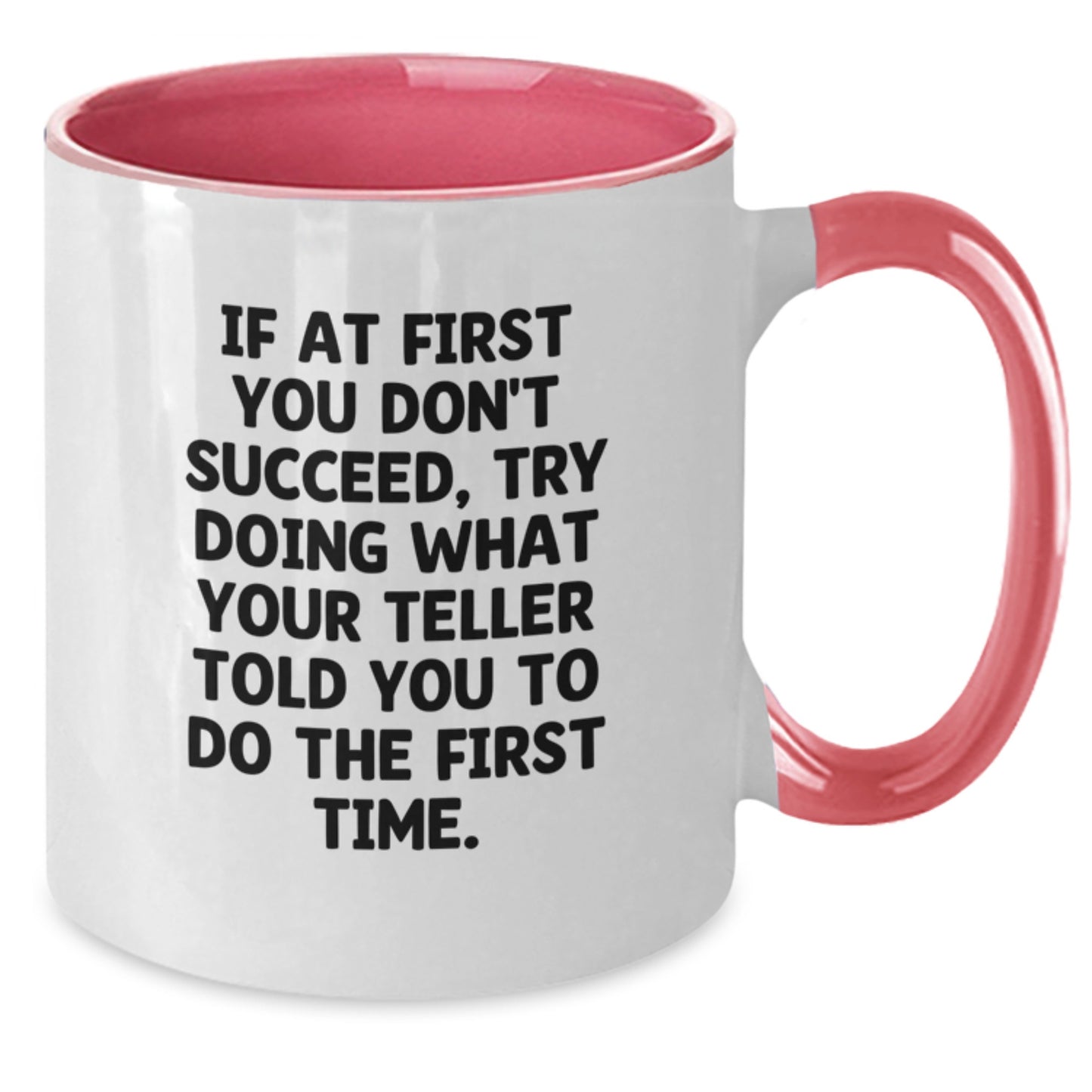 Funny Teller Two Tone Coffee Mug Gifts for Teller Men - Gifts from Friends - Birthday Unique Gifts - Additional