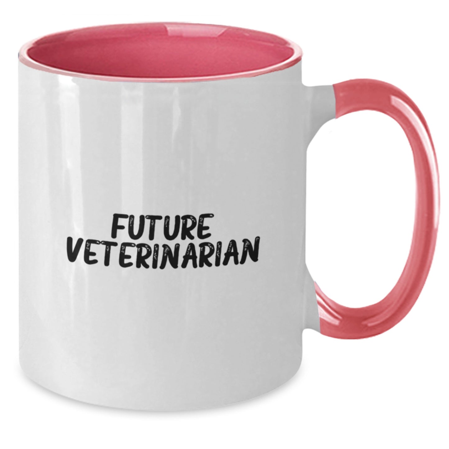 Funny Veterinarian Gifts from Friends for Future Veterinarians - Two Tone Coffee Mug, Inspirational Quote for Graduation - Additional
