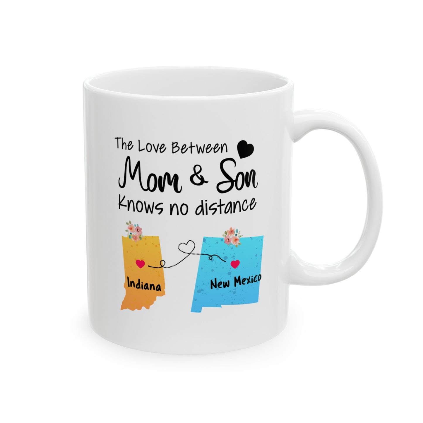 Mom Coffee Mug - The Love Between Mom & Son Knows no distance | Mother's Day Gift