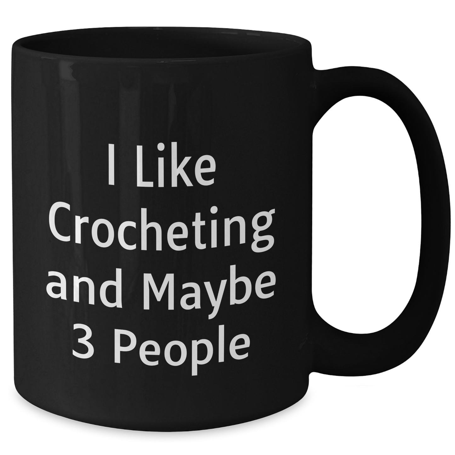 Crocheting Gifts for Mom, Funny Quote, Black 11oz or 15oz Coffee Mug, Gifts from Friends, Mother's Day Unique Gifts - Additional