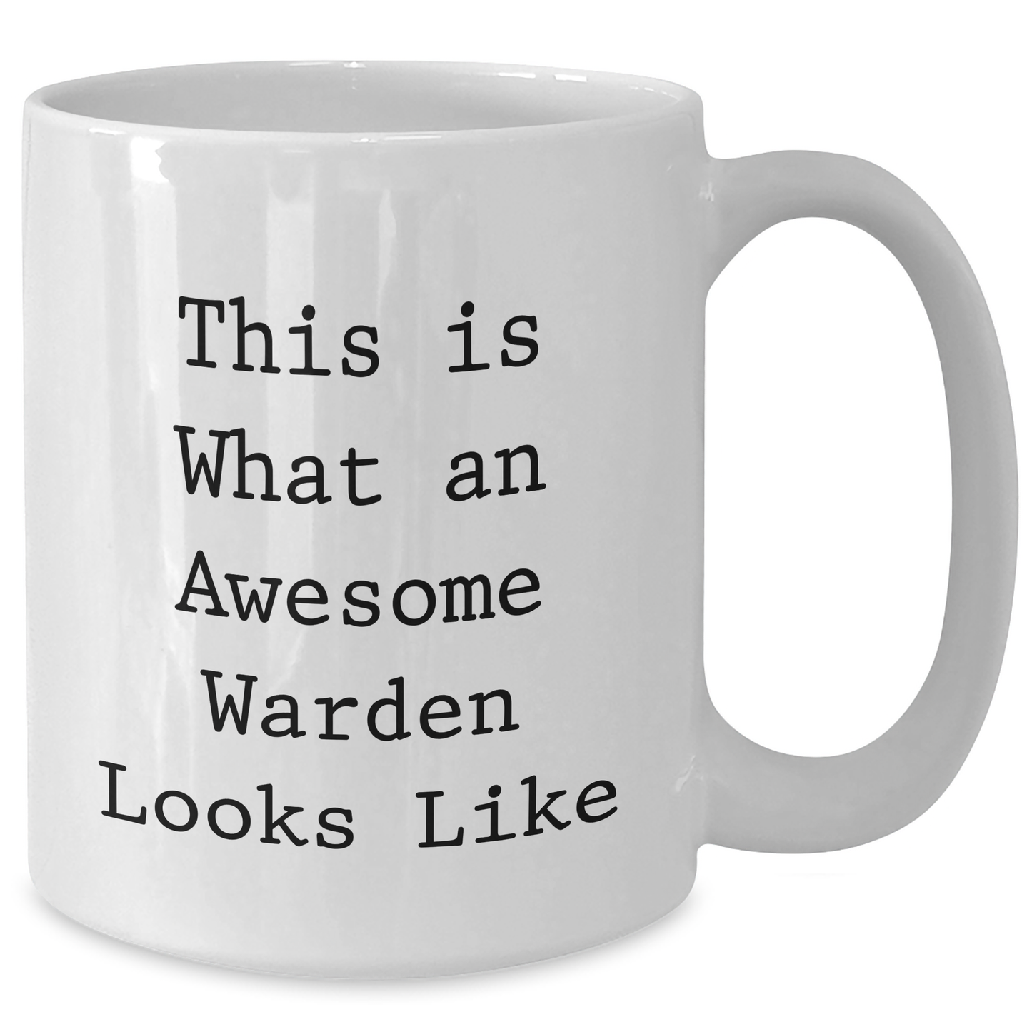 Funny Warden Mug | Warden Gifts for Father's Day | This Is What An Awesome Warden Looks Like - Additional