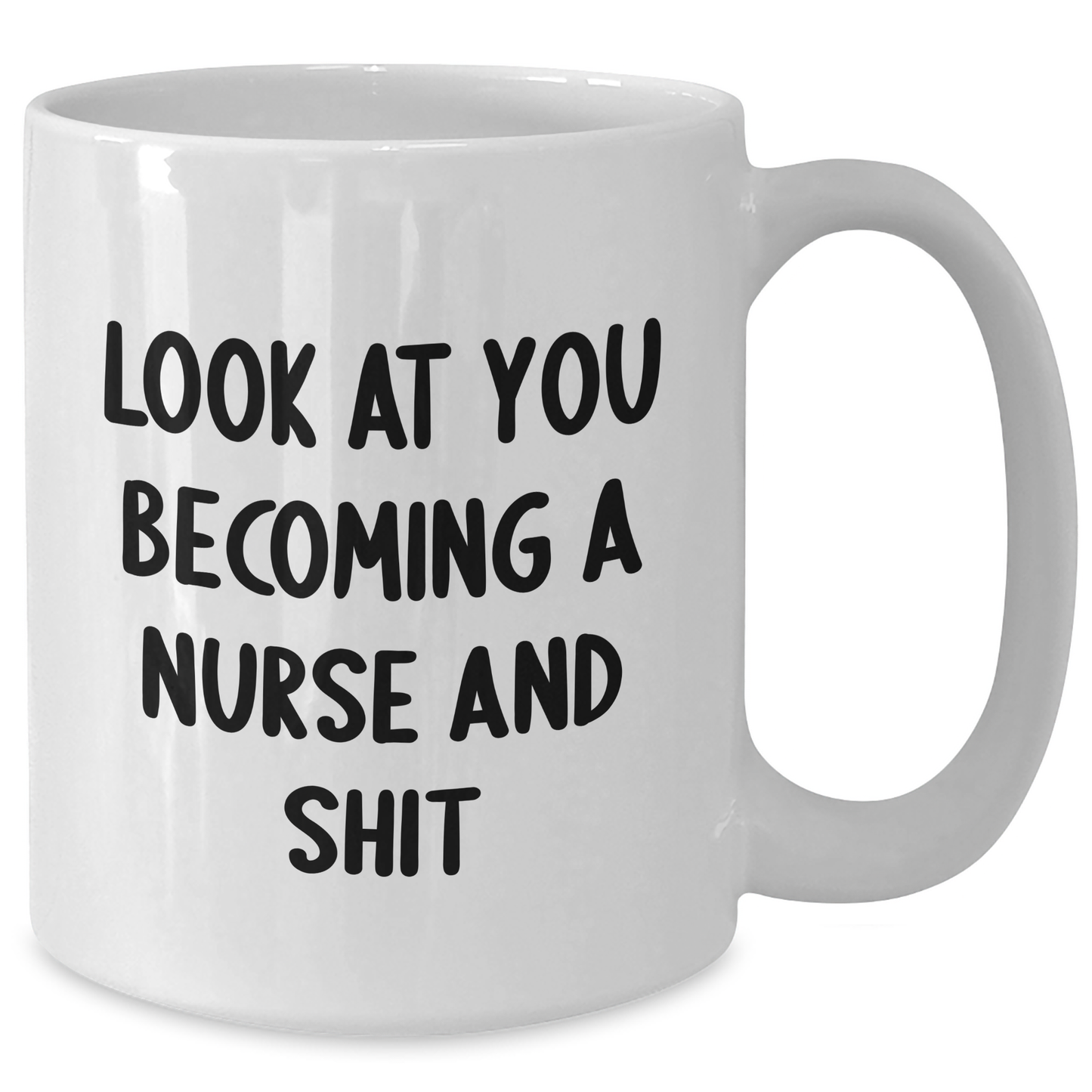 Funny Nurse Quotes Gifts for Dad on Father's Day White Coffee Mug from Men - Additional