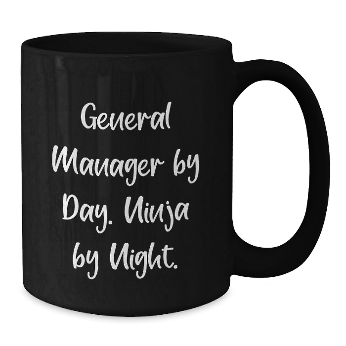 General Manager Keepsake Black Coffee Mug for Him Birthday Gift - Additional