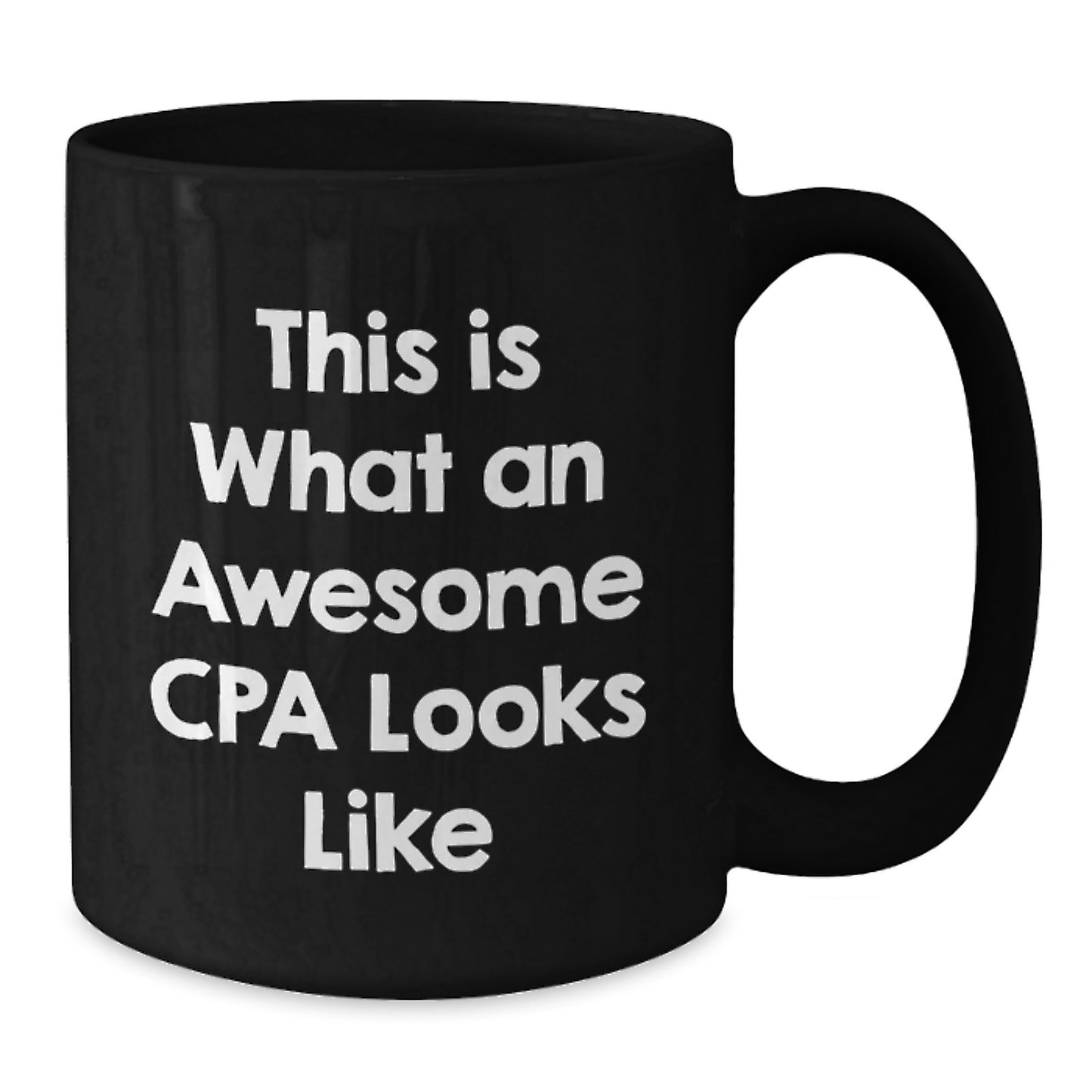 Cpa Keepsake Black Coffee Mug for Him Birthday Gift – 11oz Ceramic - Additional