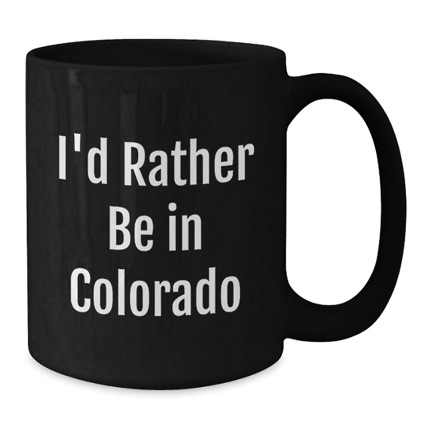 Funny Colorado Inspirational Black Coffee Mug Gifts from Family, Friends, Coworkers for Men, Women, Graduation Unique Gifts - Additional
