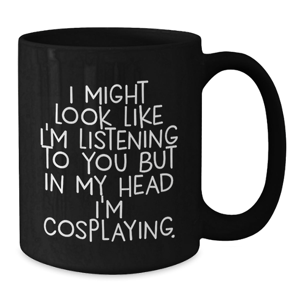 Cosplaying Black Coffee Mug Keepsake for Him – Christmas Gift - Additional