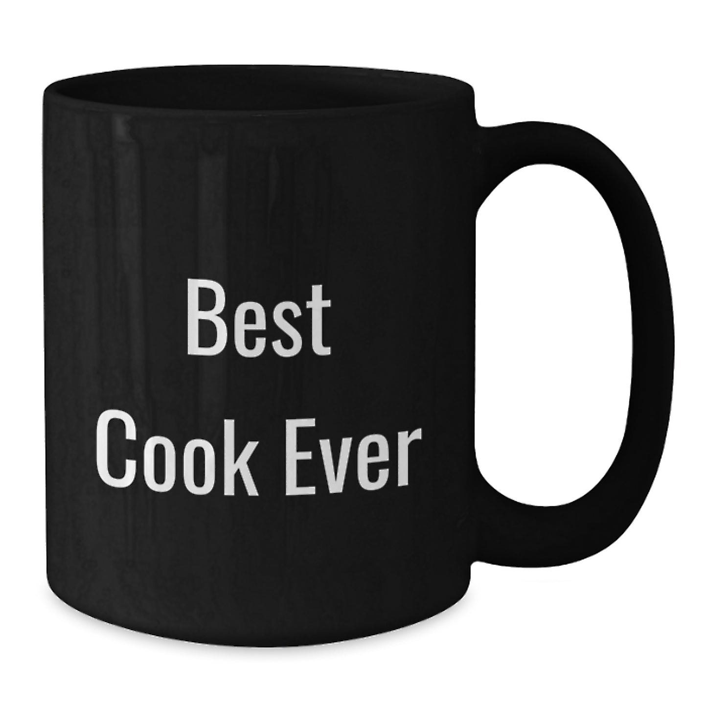 For Him Keepsake Birthday Gift Best Cook Ever Black Coffee Mug Ceramic - Additional