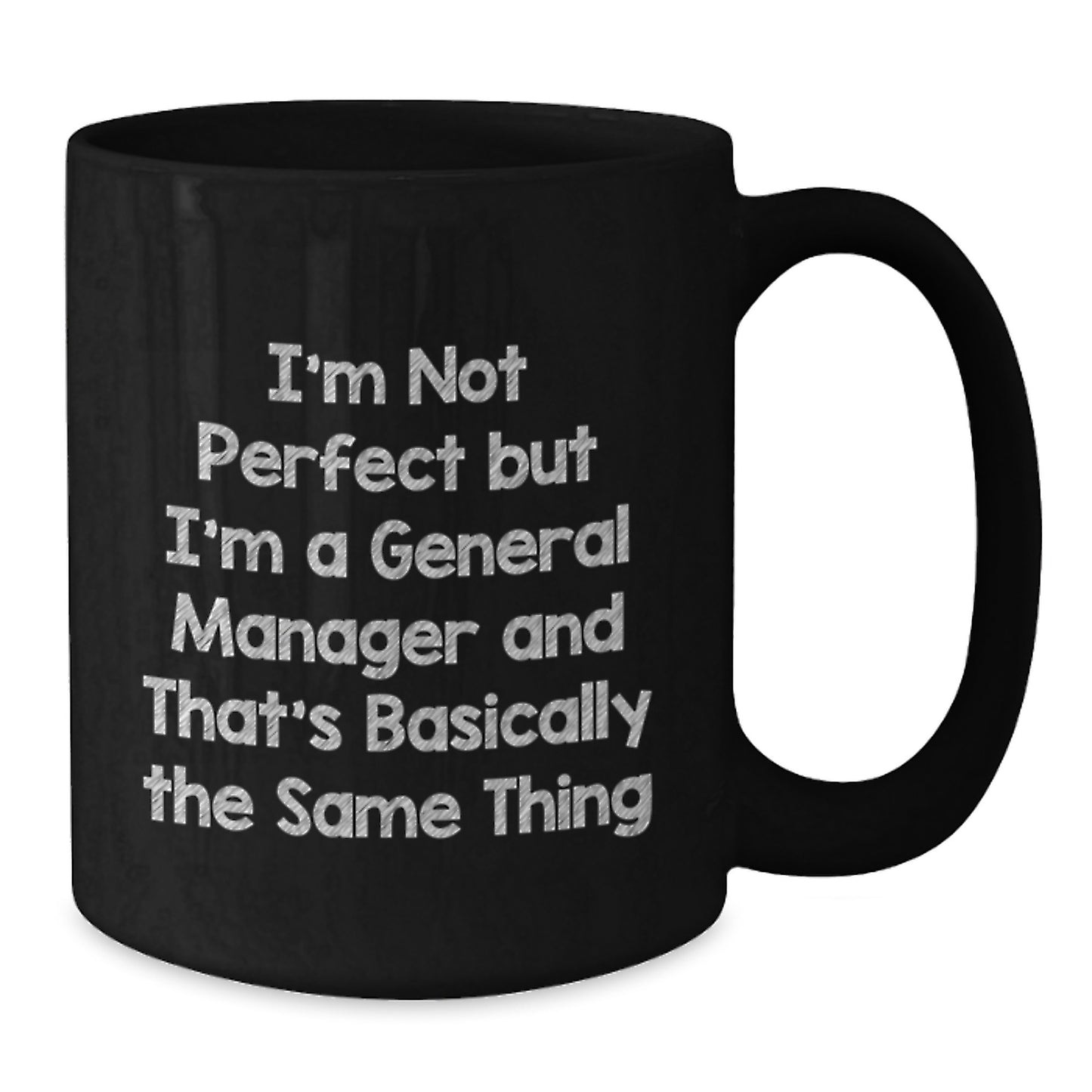 General Manager Black Coffee Mug Keepsake Birthday Gift for Him - Additional