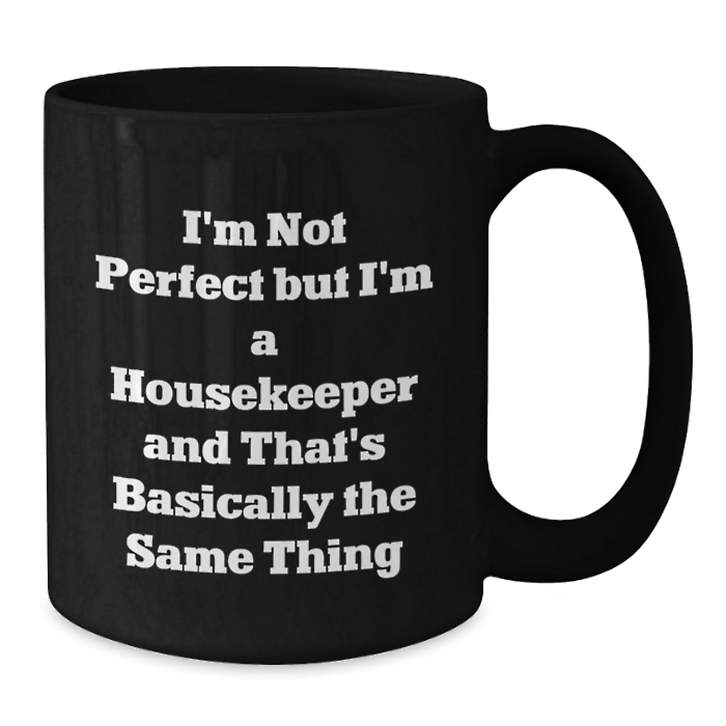 Housekeeper Keepsake Premium Black Coffee Mug for Him Birthday Gift - Additional