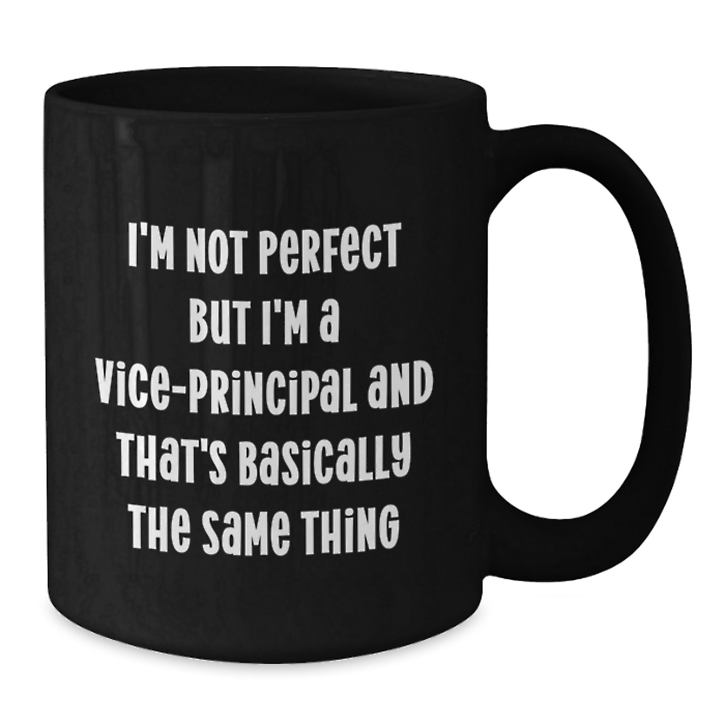 Vice-Principal Keepsake Black Coffee Mug for Him Birthday Gift - Additional