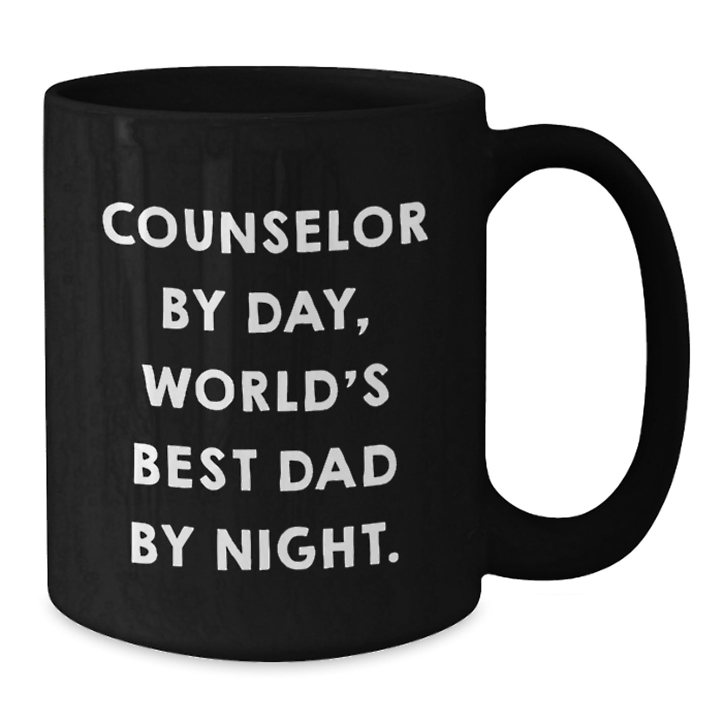 Birthday Gift for Her Counselor Present Black Coffee Mug - Additional