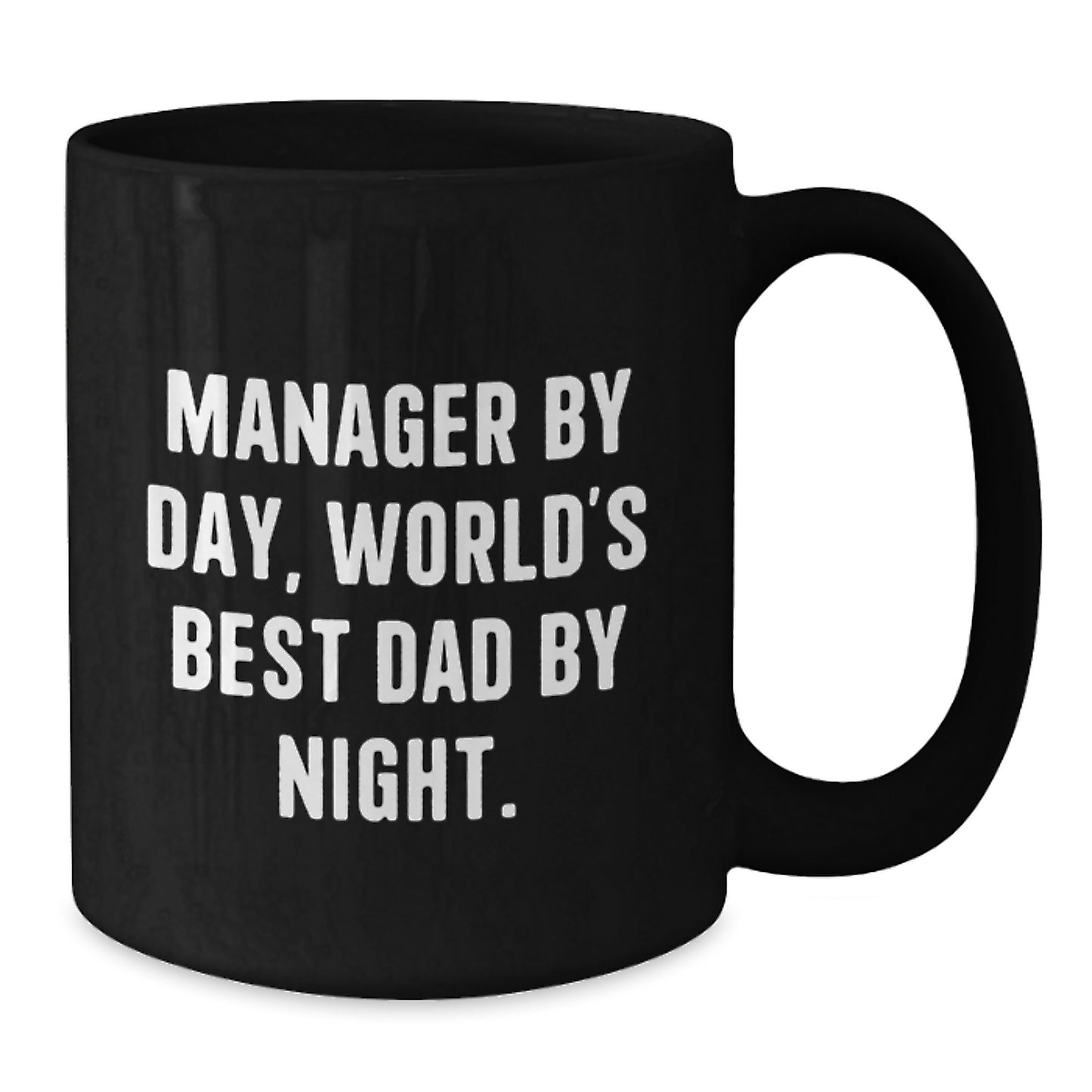 Manager Keepsake Mug for Him Birthday Gift – Manager By Day, World's - Additional
