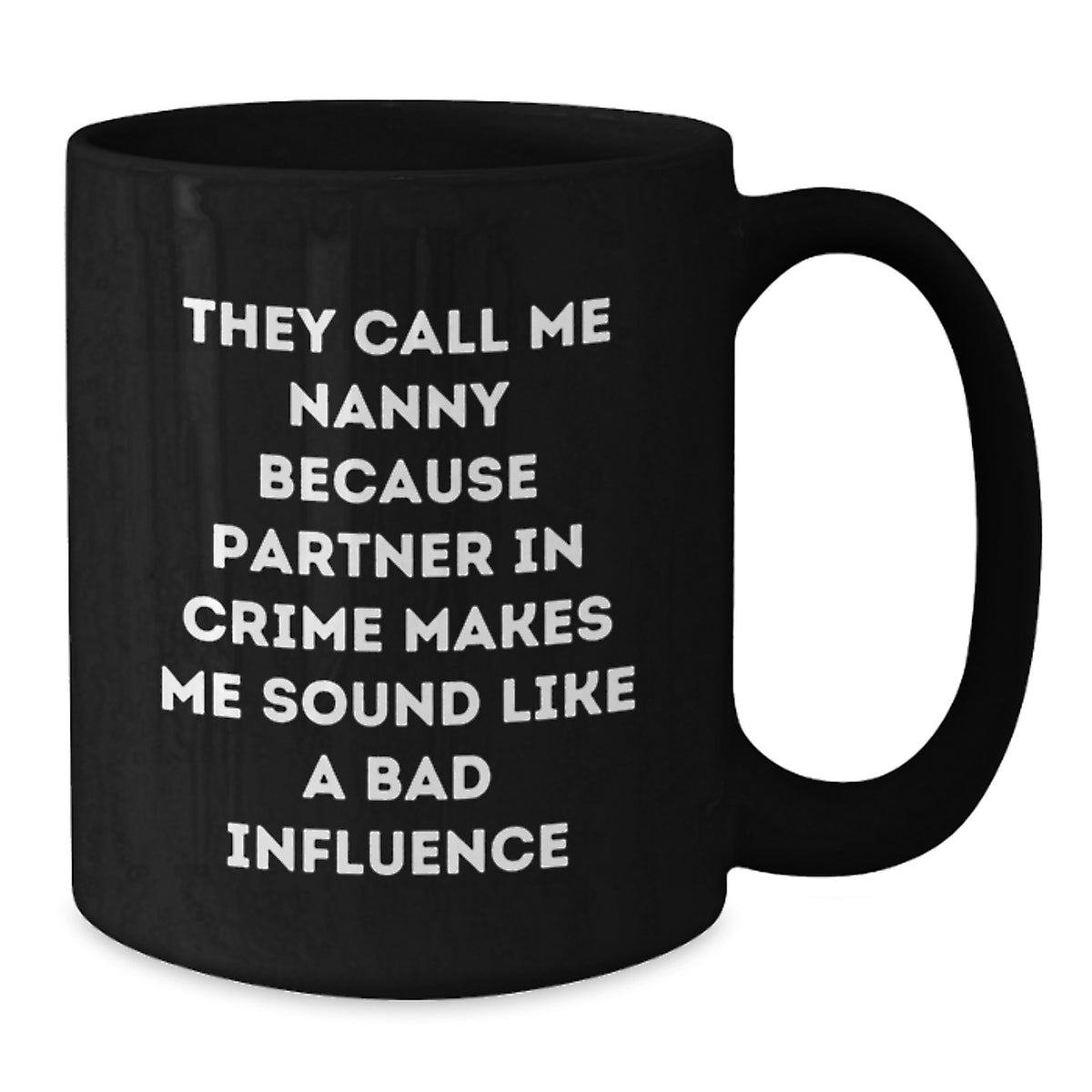 Funny Nanny Gifts for Her, Partner In Crime Mug, Christmas Unique Presents from Friends or Family - Additional