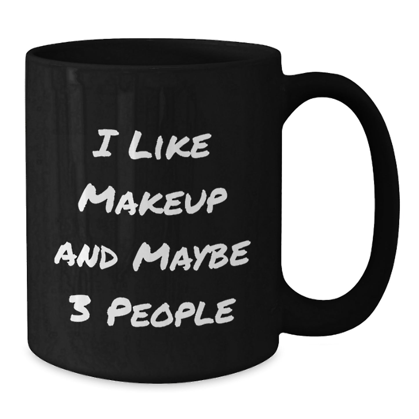 Funny Makeup Lovers Gifts from Friends for Makeup Enthusiasts, Black Coffee Mug for Graduation Unique Gifts - Additional
