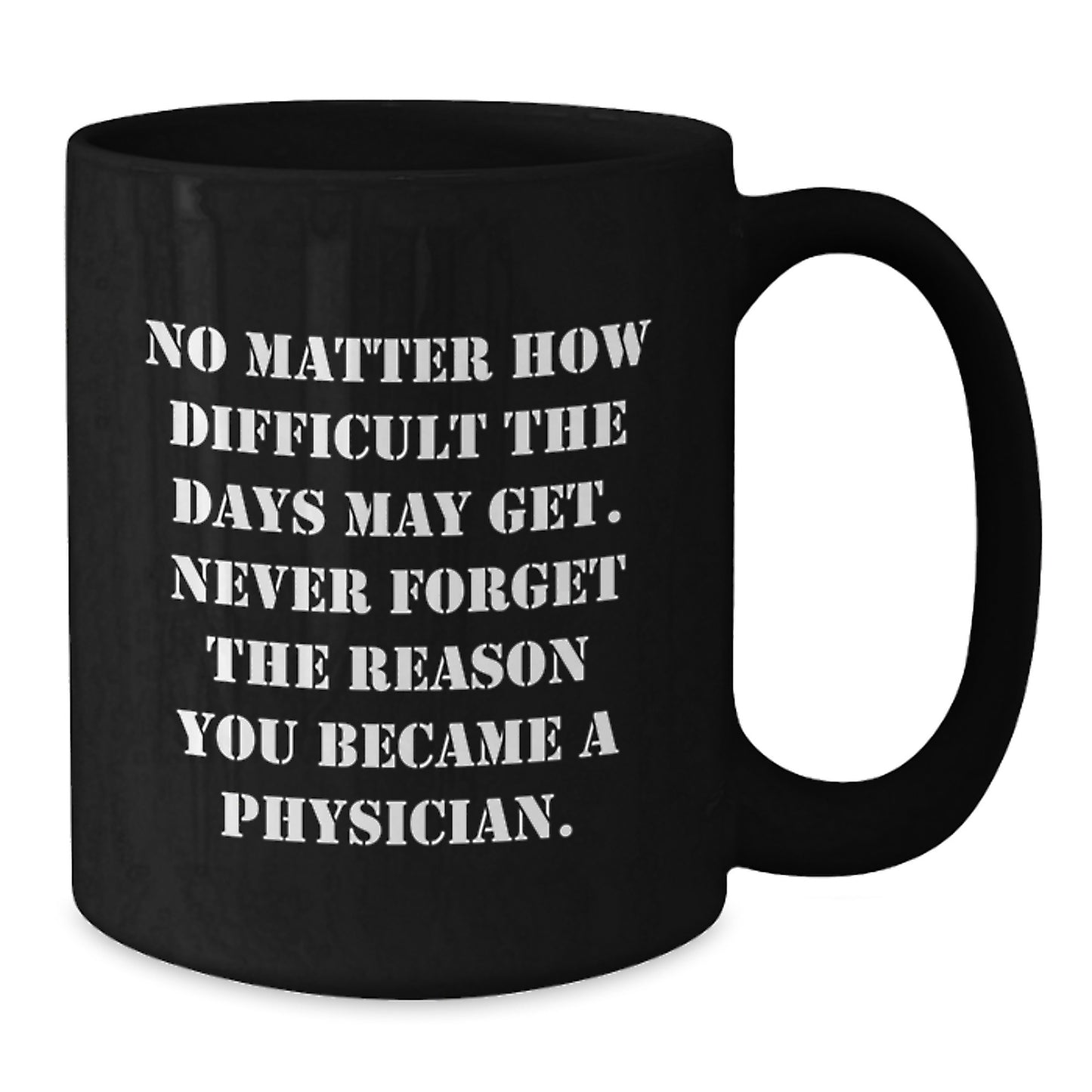 Gifts from Family to Physicians, Inspiring Black Coffee Mugs for Doctors, Christmas Unique Gifts for Men - Additional
