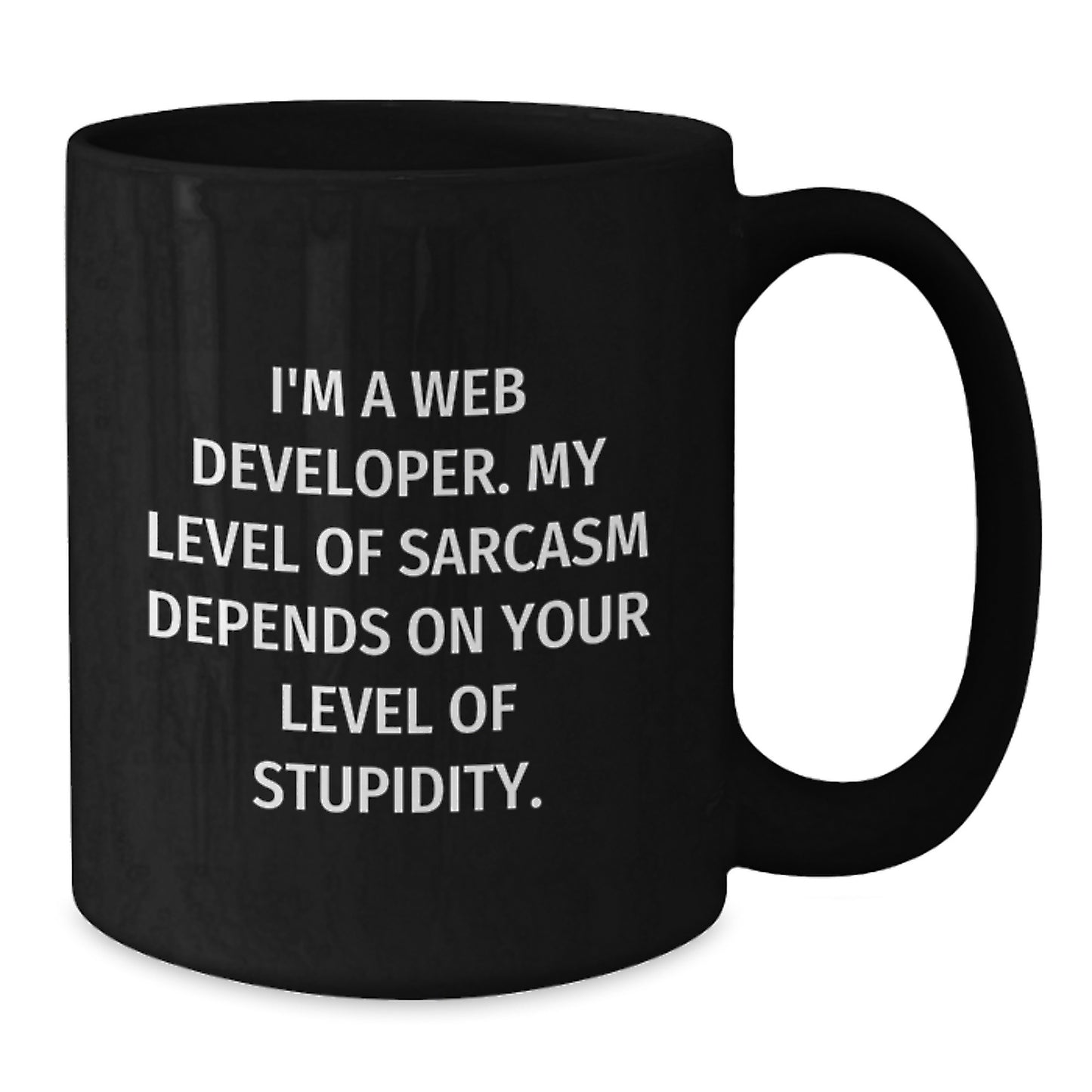 Funny Web Developer Gifts from Friends - I'm A Web Developer Gifts for Web Developer Black Coffee Mug Christmas Unique Gifts - Additional