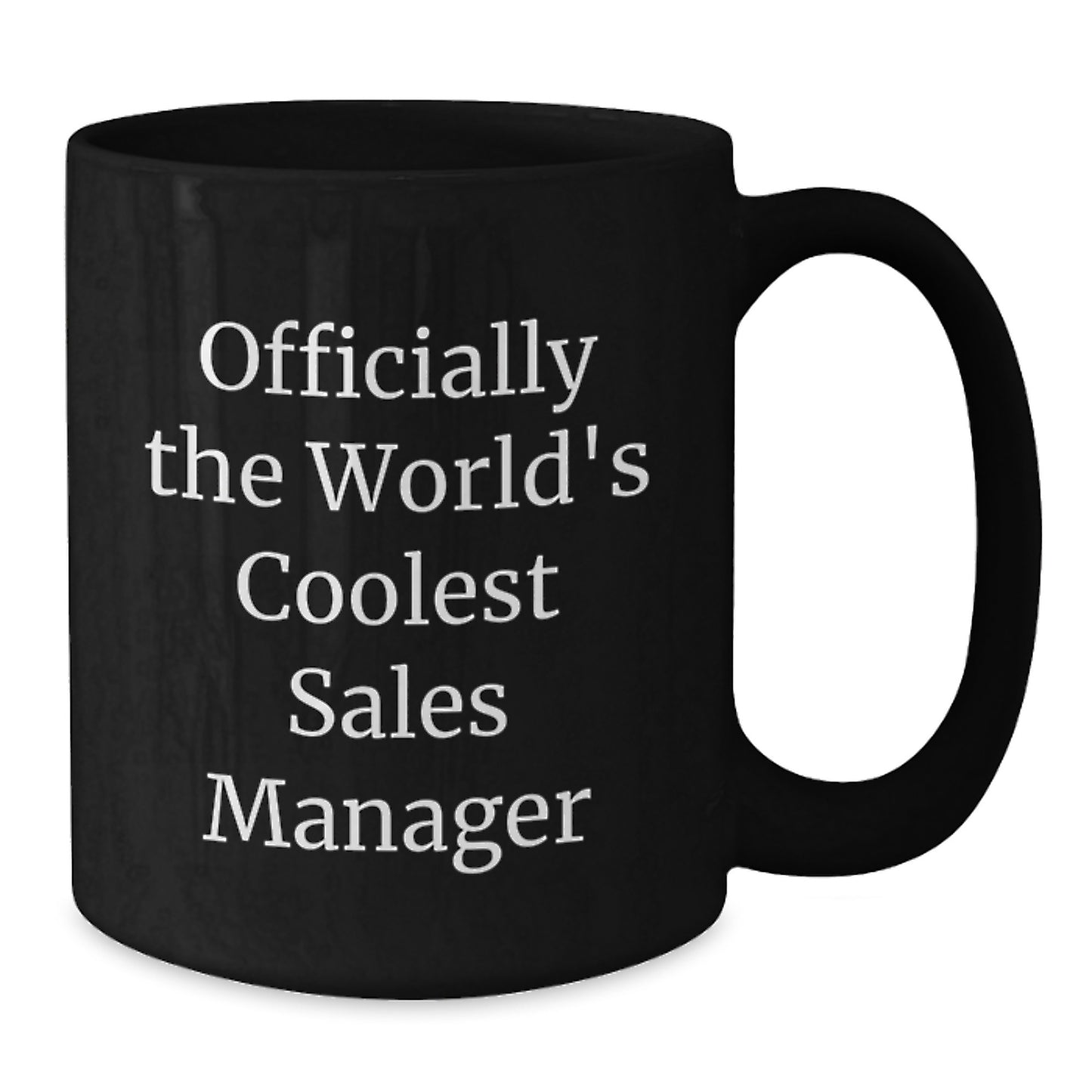Gifts for Sales Managers, Funny Quotes, Black Coffee Mugs, Christmas Unique Gifts from Friends, World's Coolest Sales Manager, Men, Women, Coworkers, Family - Additional