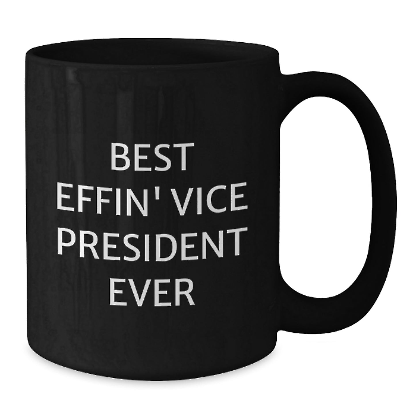 Funny Vice President Gifts for Men Black Coffee Mug 'Best Effin' Vice President Ever' Christmas Mugs from Friends - Additional