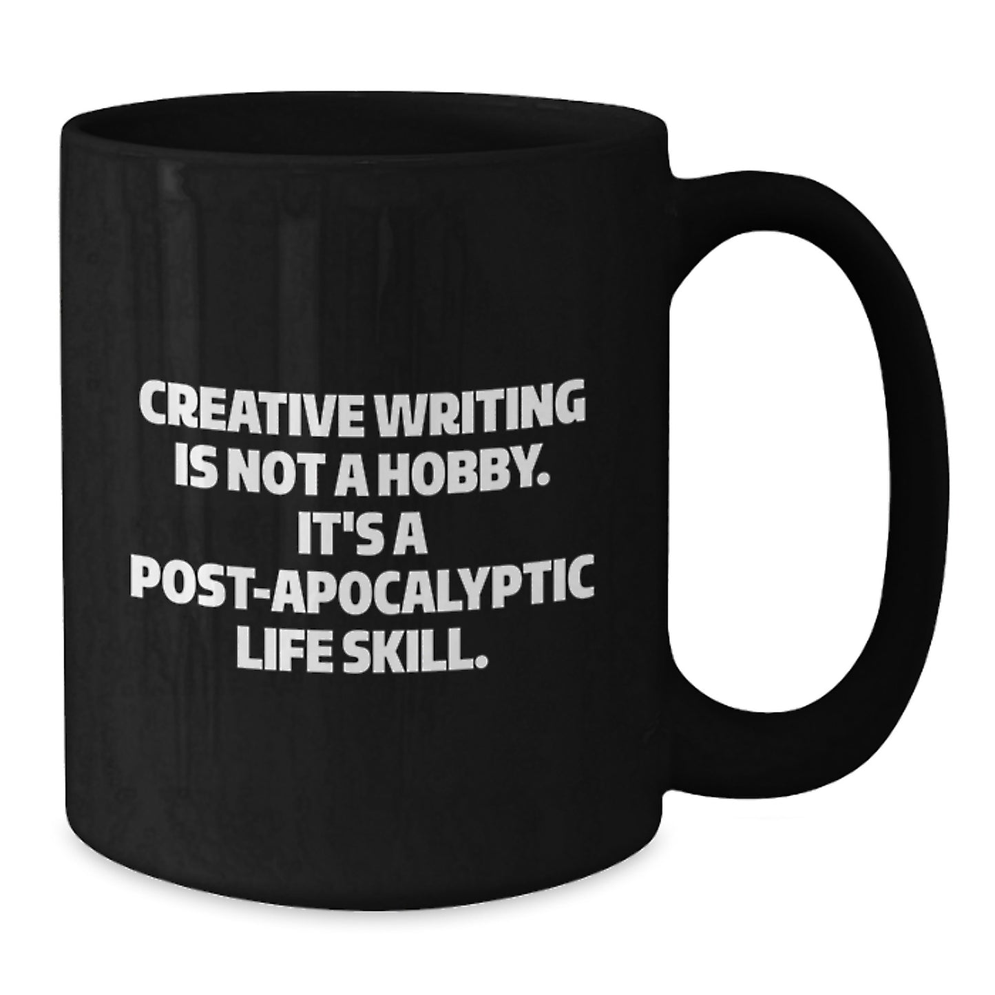 Creative Writing Gifts from Friends and Family - Funny Quote Black Coffee Mug for Men and Women - Birthday Unique Presents - Additional