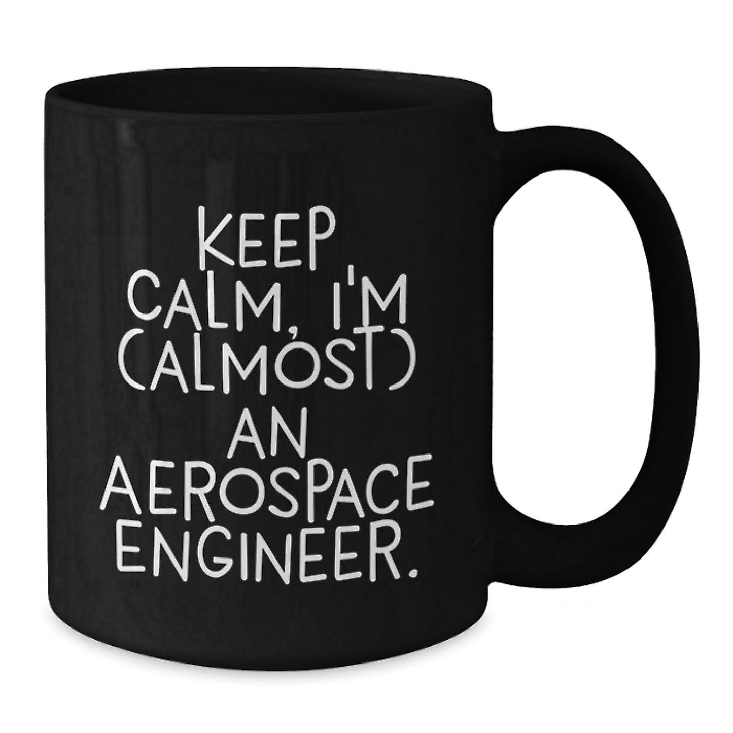 Gifts from Friends for Aerospace Engineer Men - Funny Black Coffee Mug for Birthday Unique Gifts - Additional