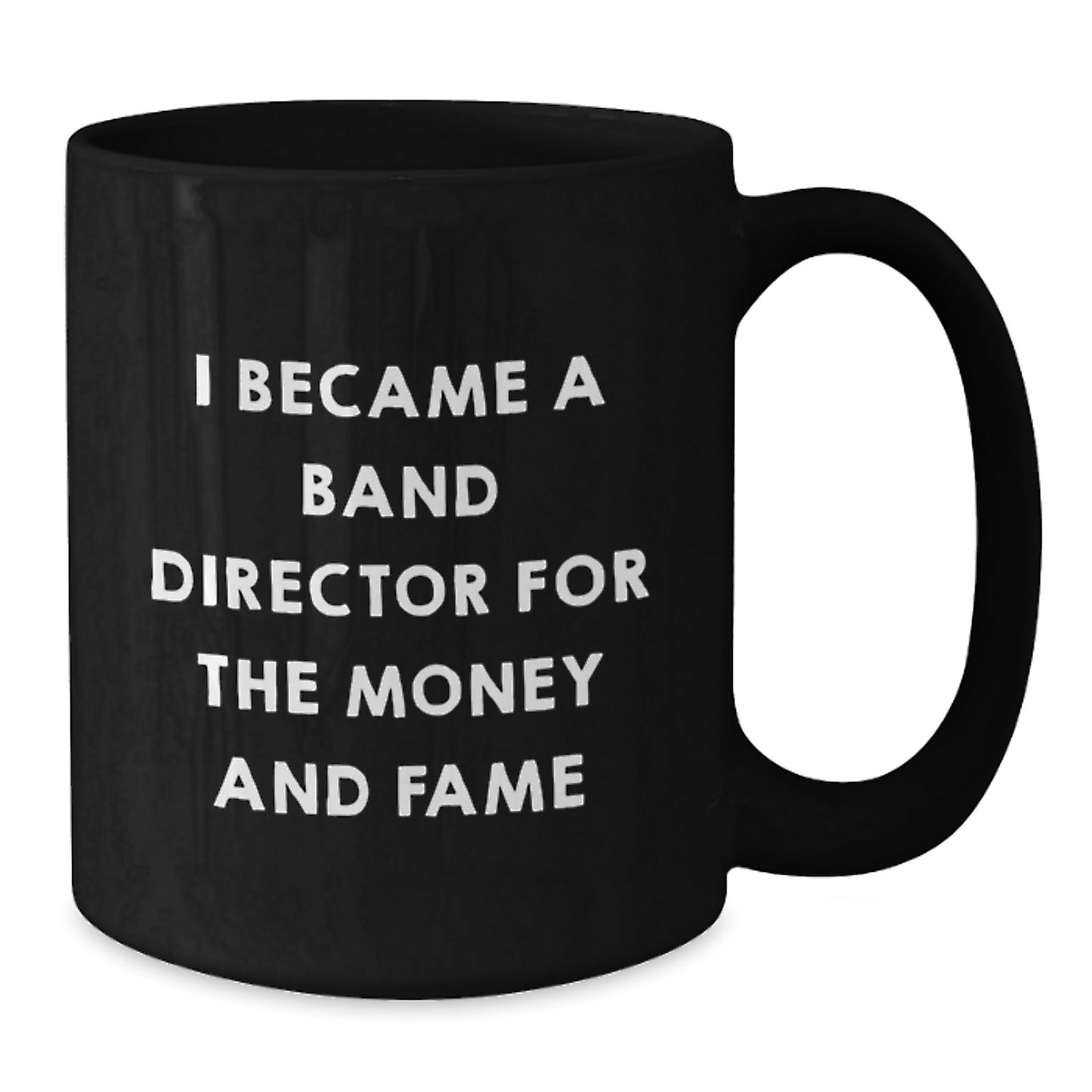 Funny Band Director Quotes Black Coffee Mug Gifts from Family for Dad Father's Day Unique Present - Additional