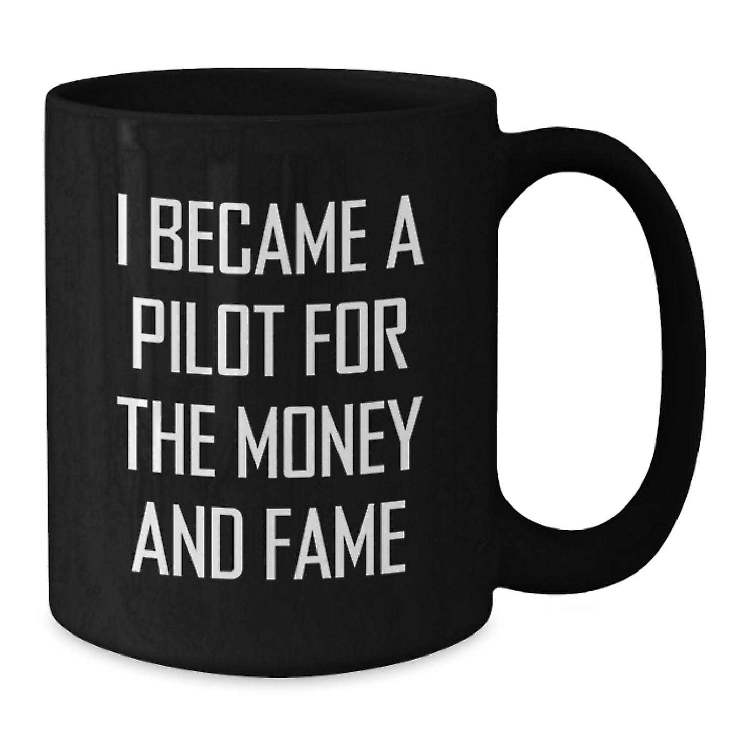 Funny Pilot Gifts, Black Coffee Mug for Men, Unique Mother's Day Unique Gifts from Family - Additional