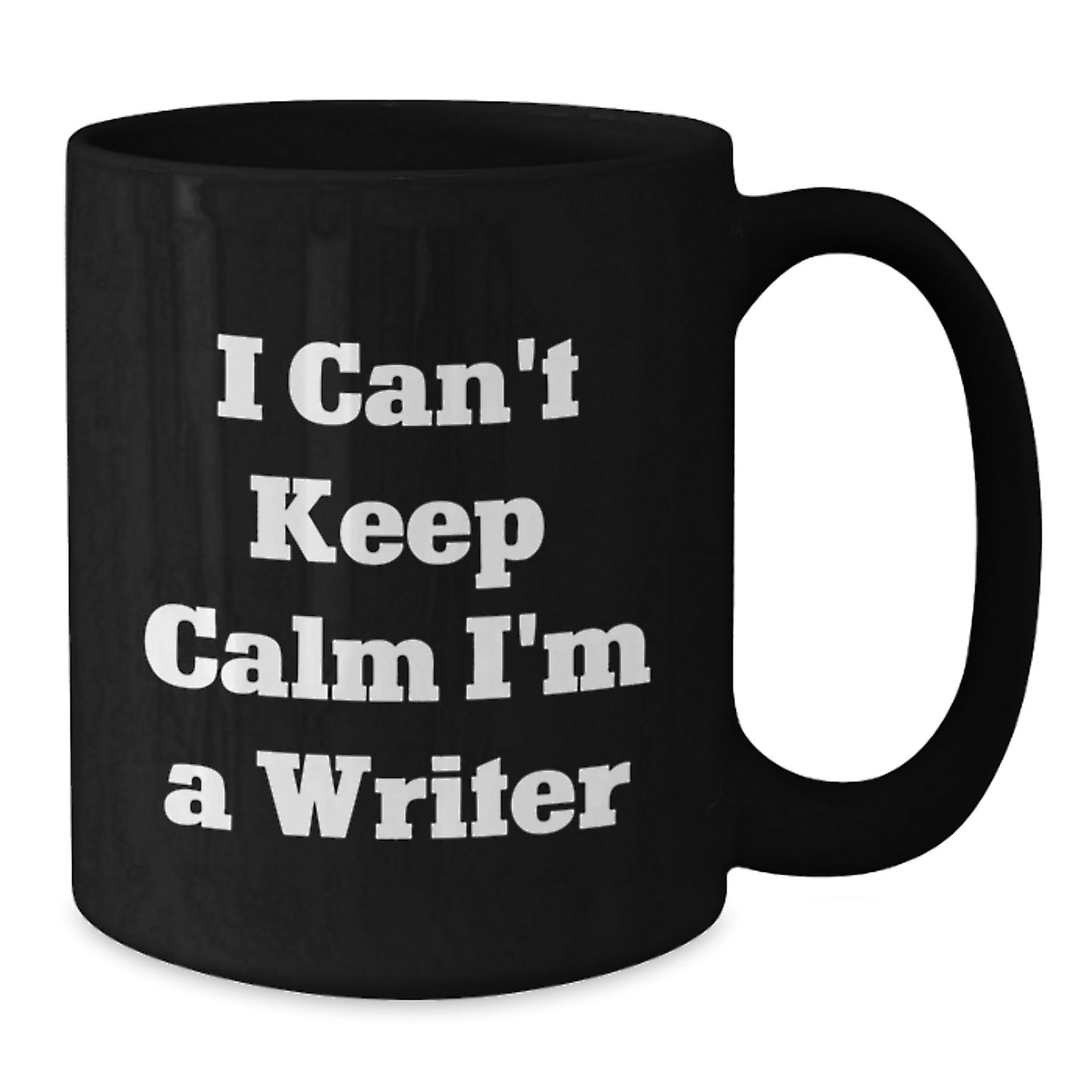 Funny Writer Gifts for Him, Father's Day Unique Coffee Mug, 'I Can't Keep Calm I'm A Writer', Black Ceramic Mug, Perfect for Writers, Coffee Lovers, Office Gifts, Unique Father's Day Unique Gifts - Additional
