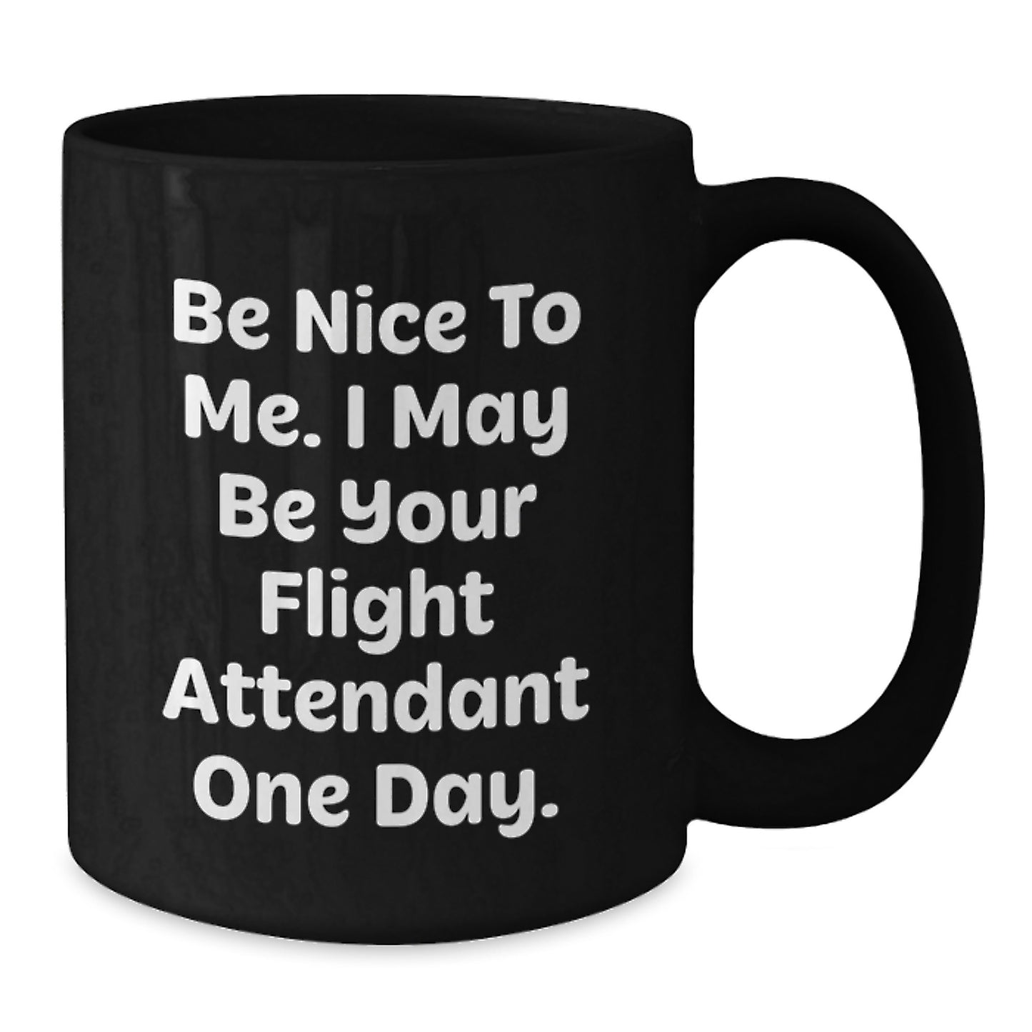 Funny Flight Attendant Black Coffee Mugs Gifts from Men for Dad on Father's Day Unique Unique - Additional
