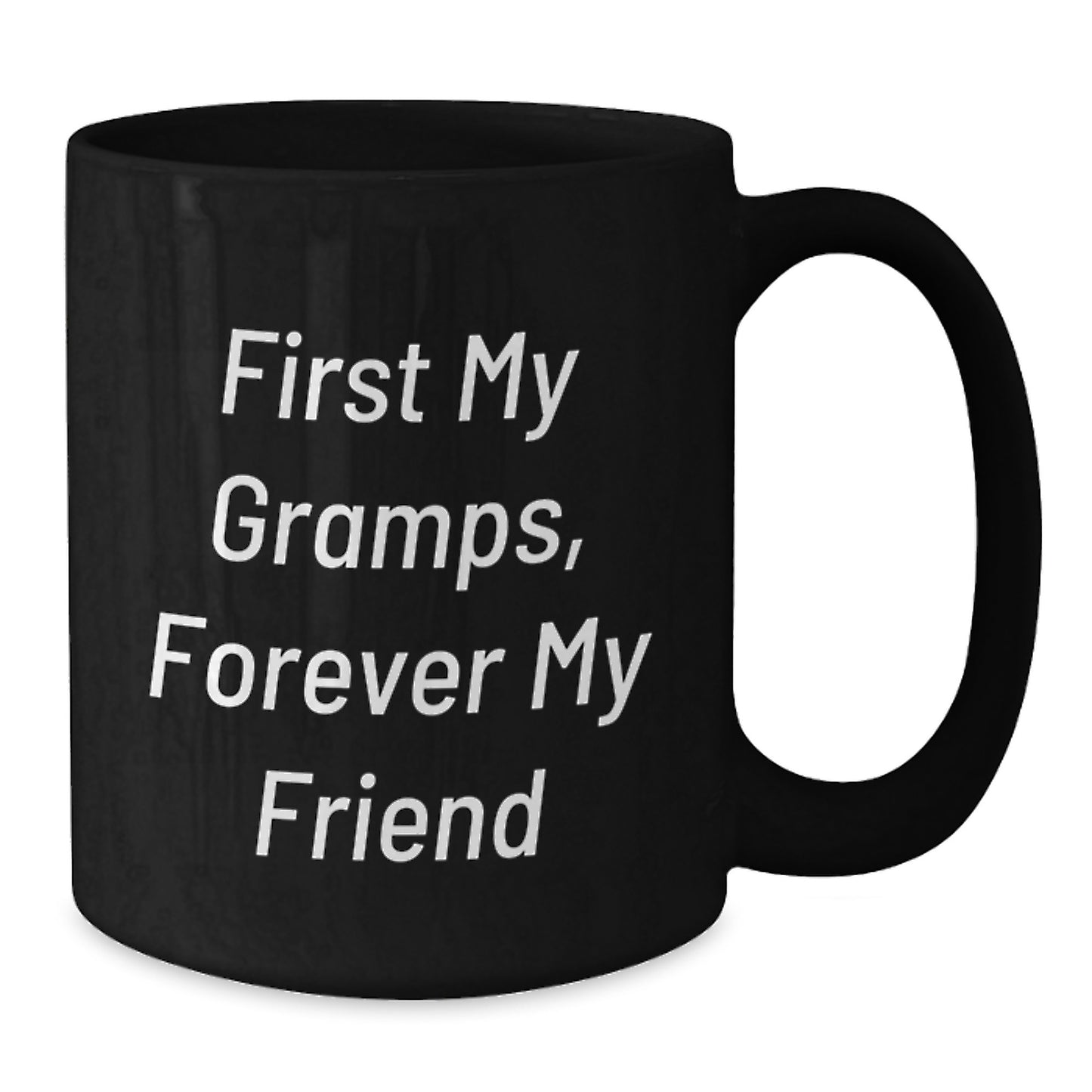 Funny Gramps Gifts from Men, Black Coffee Mug, Perfect for Graduation Unique Gifts - Additional