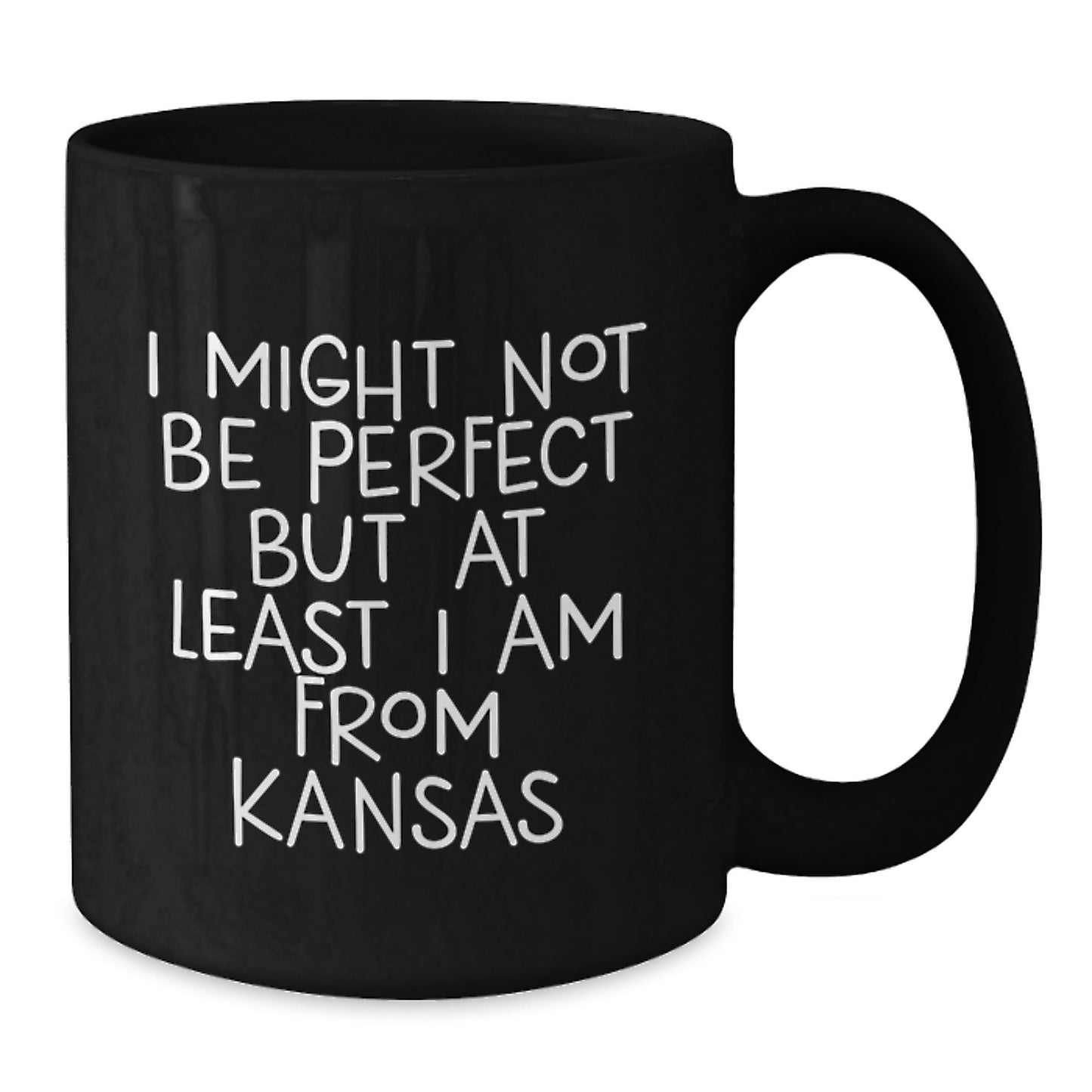Kansas Black Coffee Mugs Funny Inspirational Gifts from Friends to Kansas Men, Women, and Family, Perfect Graduation Unique Presents - Additional