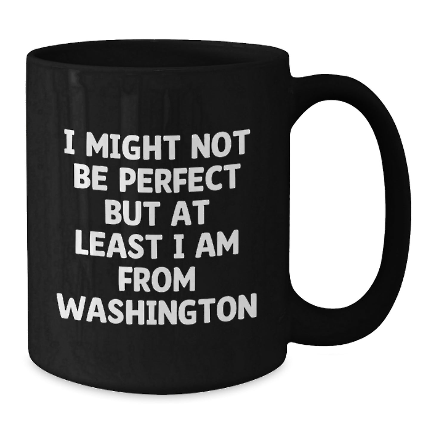 Washington Inspired Black Coffee Mugs, Funny Quote Gifts for Men, Women, Family, Friends, Graduation Unique Gifts from Washington, Black Coffee Mug for Washington Enthusiasts - Additional