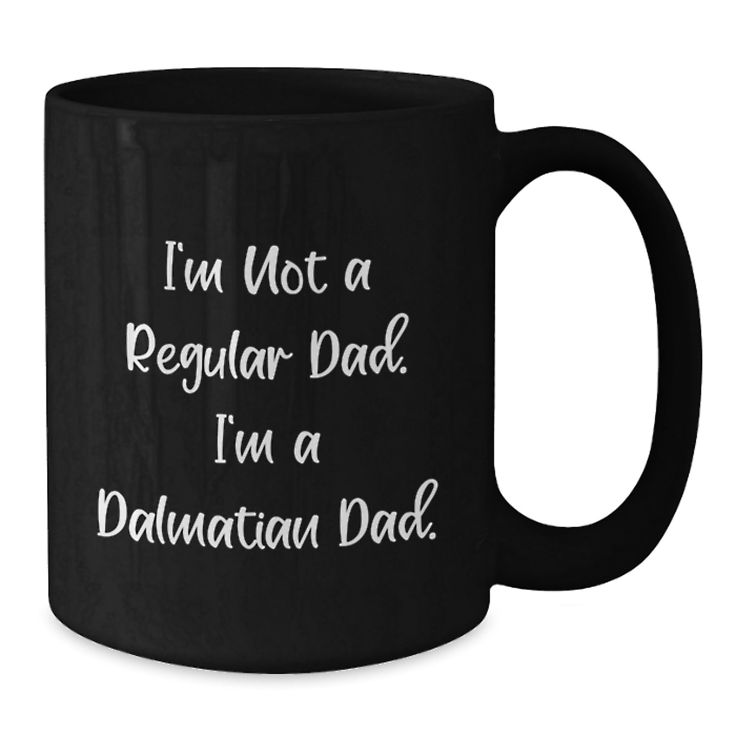 Dalmatian Dad Keepsake Black Coffee Mug for Him Birthday Gift - Additional