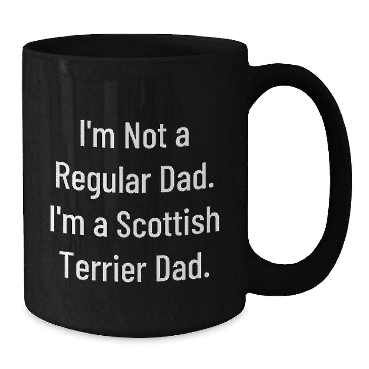 Funny Scottish Terrier Dad Coffee Mug for Graduation Gifts from Dad to Scottish Terrier Lovers - Additional