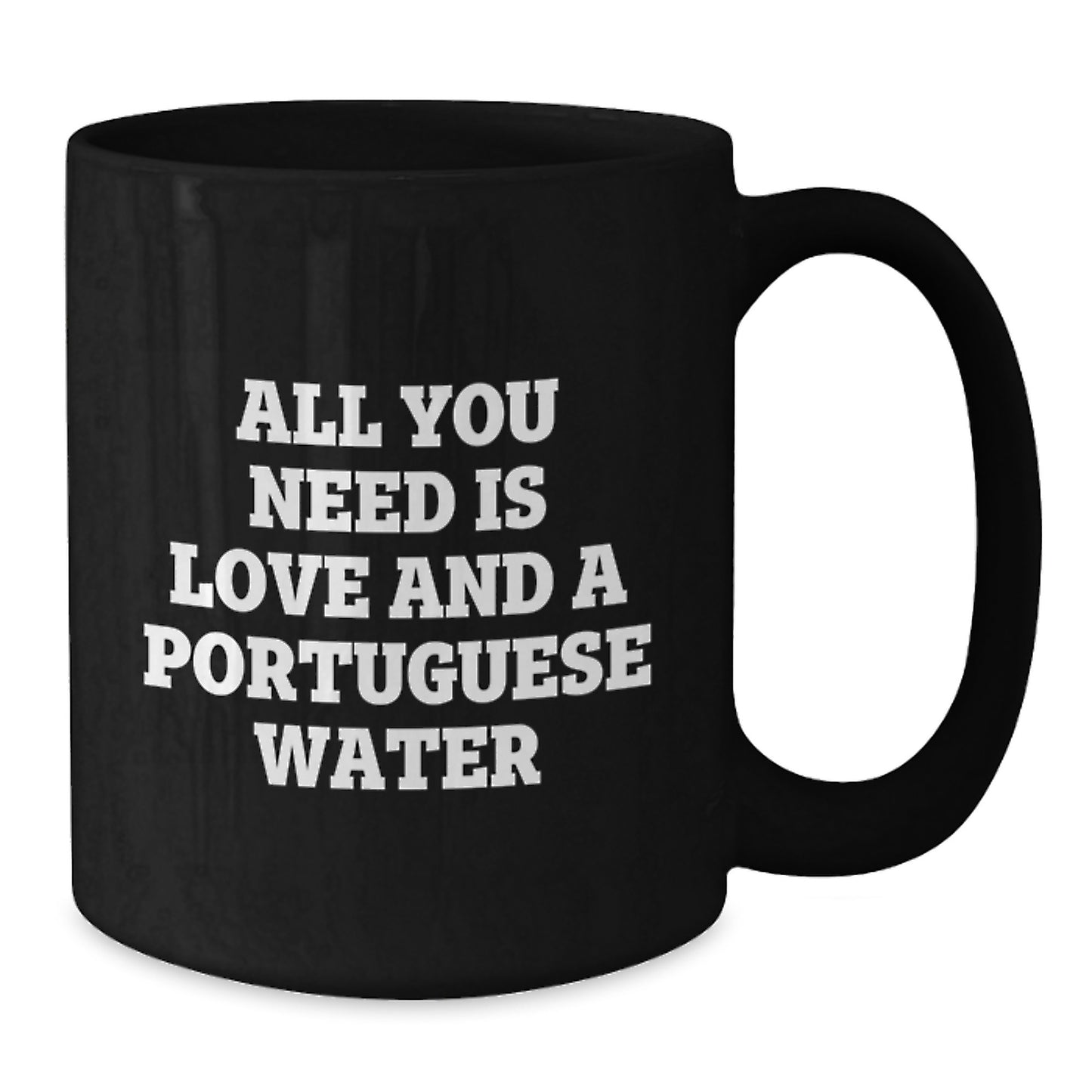 Funny Portuguese Water Dog Black Coffee Mugs Gifts for Men, Women, Friends, Coworkers, Family from a Portuguese Water Dog Lover, Perfect for Graduation Unique Gifts - Additional
