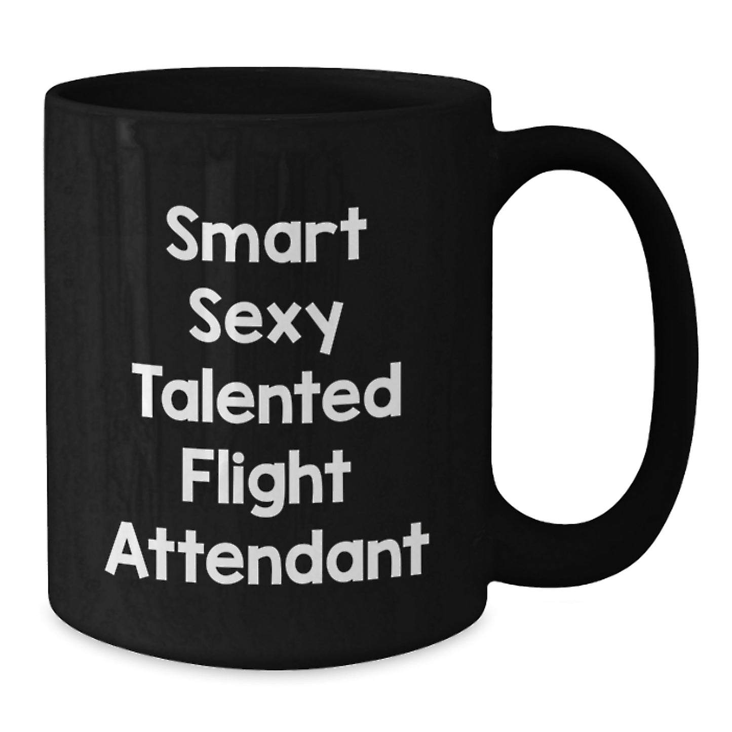 Unique Valentine's Gifts for Flight Attendant Friends Family Black Coffee Mug - Additional