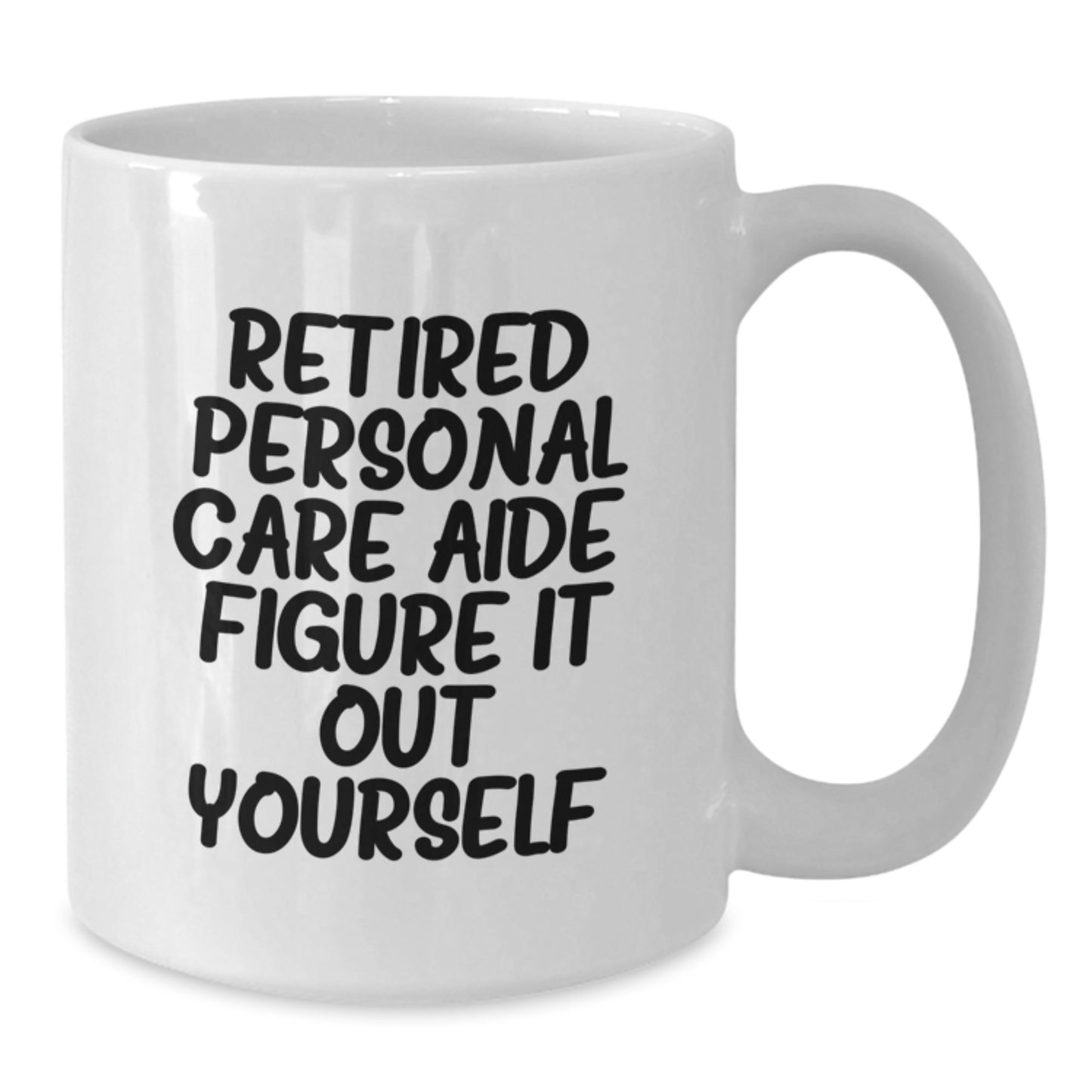 Funny Personal Care Aide Gifts for Men - White Coffee Mug, Retired PCAGuide, Perfect Valentine's Unique Gifts from Friends to Family - Additional