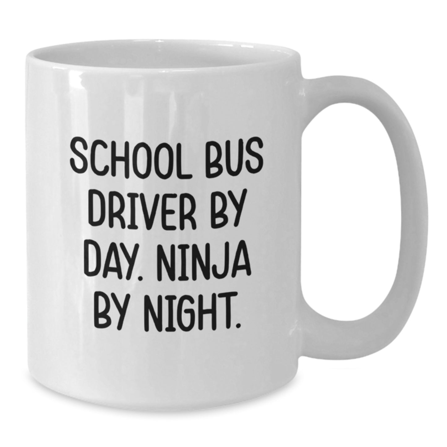 School Bus Driver Keepsake Mug for Him Birthday Gift White 11oz Ceramic - Additional