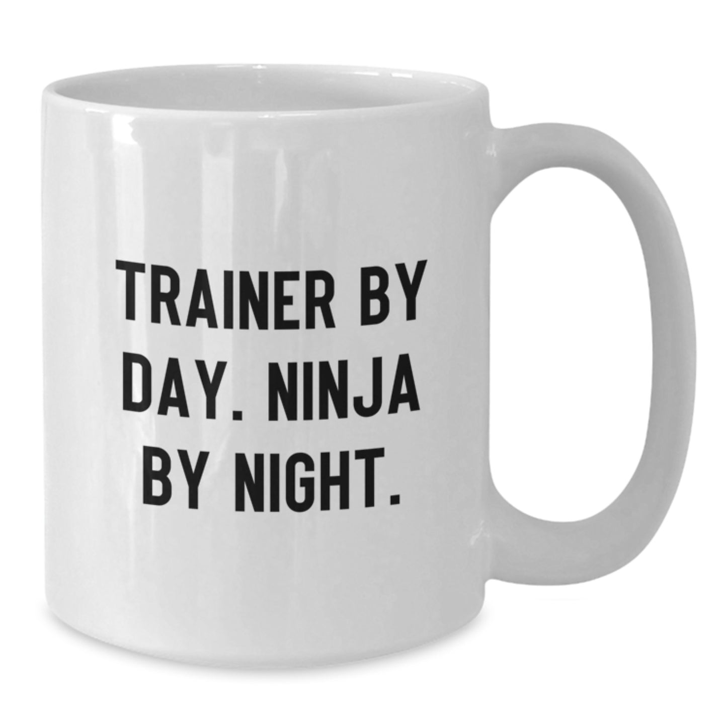Graduation Unique Gifts, Funny Trainer Mug, White Coffee Mug, Trainer By Day Ninja By Night, Gifts from Family to Trainer, Gifts for Trainer - Additional