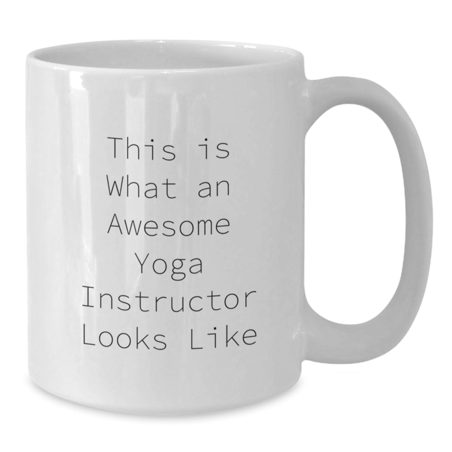 Yoga Instructor Keepsake White Coffee Mug Birthday Gift for Him - Additional