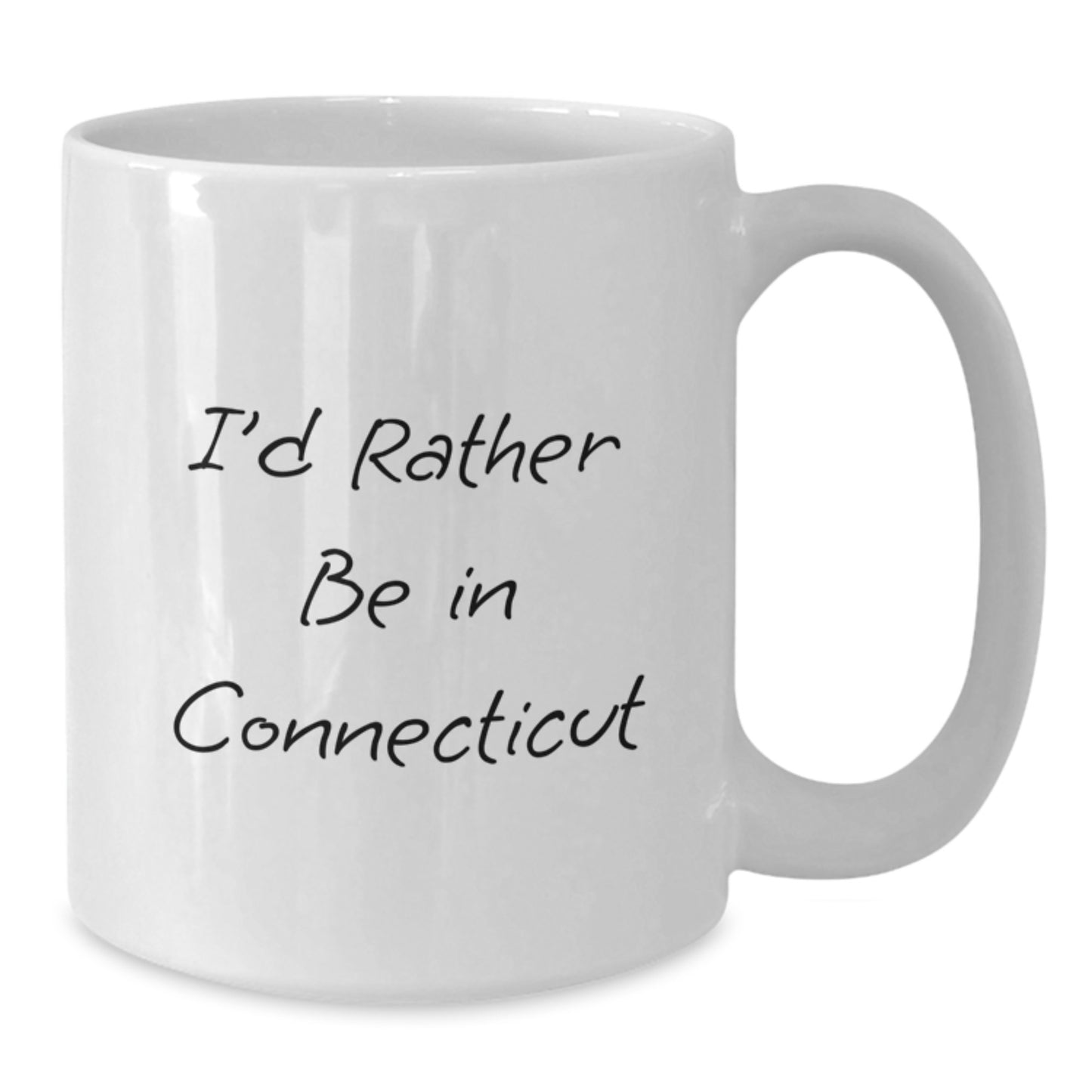 Connecticut Keepsake Mug for Him White 15oz Ceramic Birthday Gift - Additional