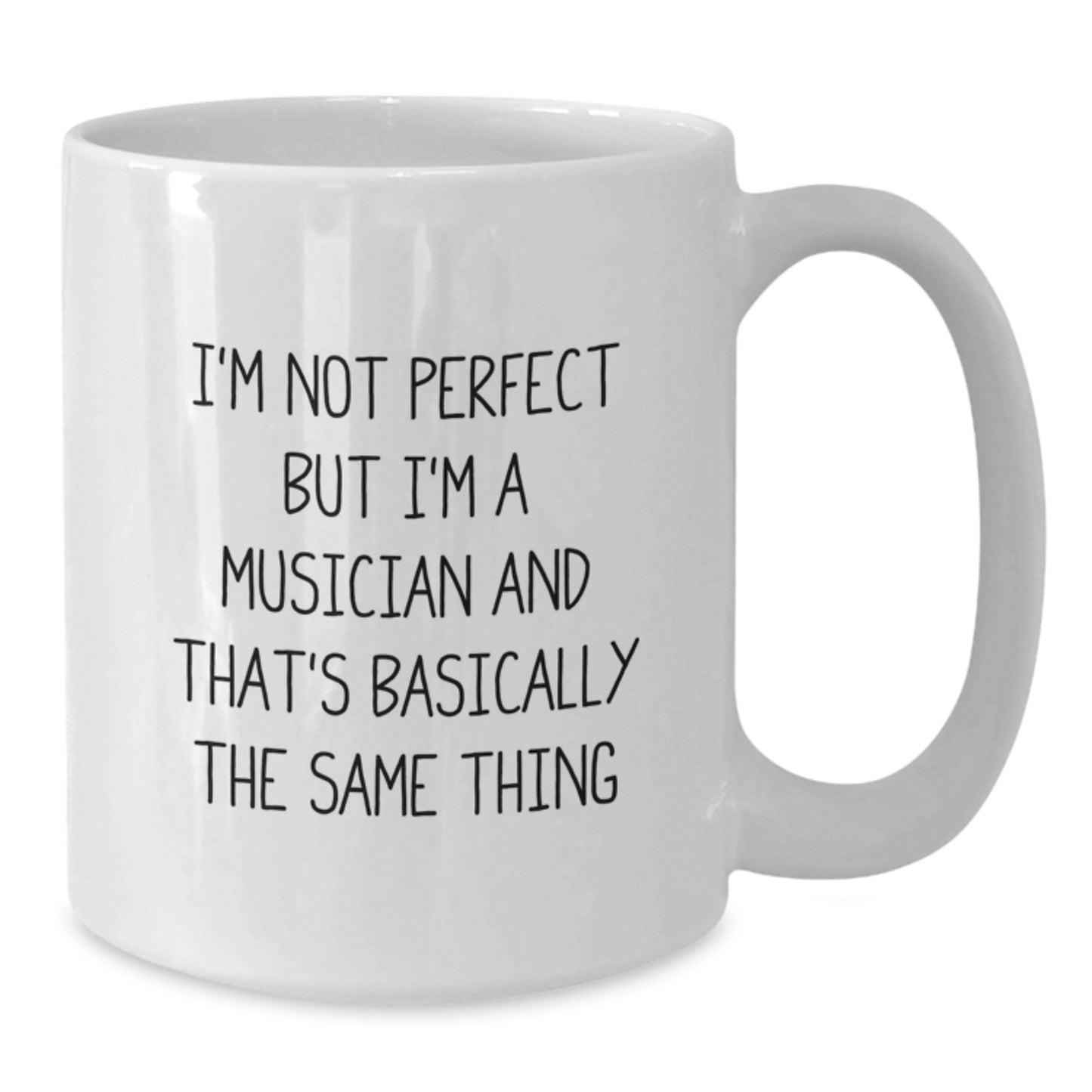Musician White Coffee Mug Birthday Gift for Her Present With Quote - Additional