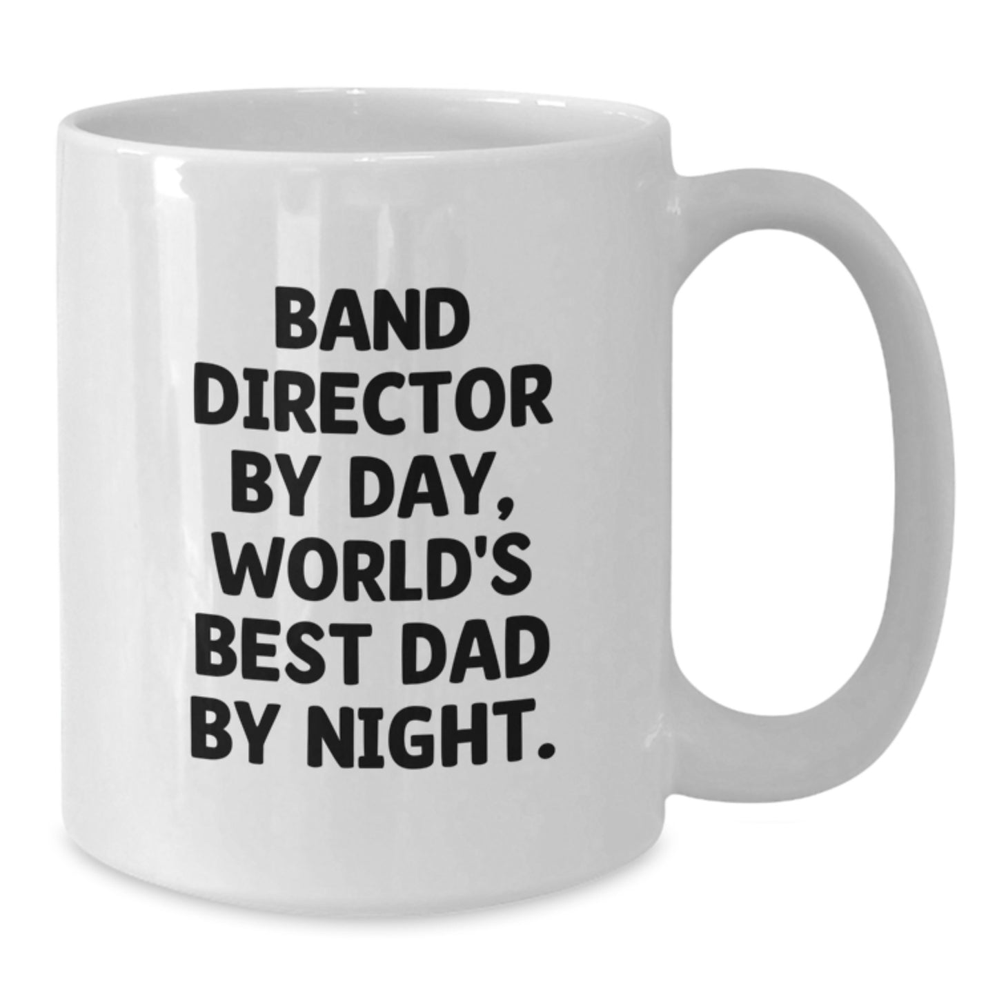 Birthday Gift for Her Band Director By Day World's Best Dad By Night Mug - Additional