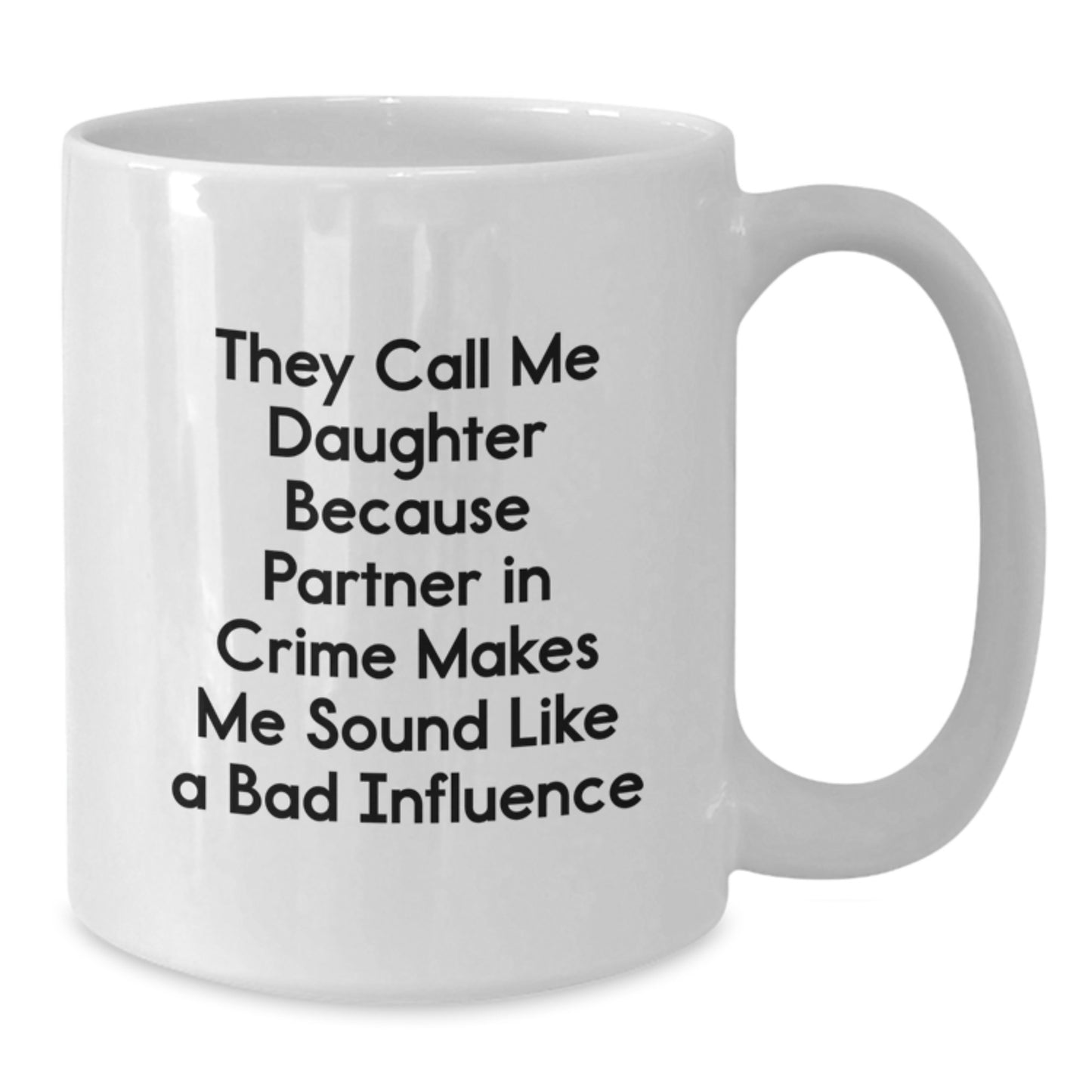Funny Daughter Gifts from Mom, Daughter Coffee Mugs Birthday Unique Ideas, Daughter Mom Partner in Crime Mug - Additional