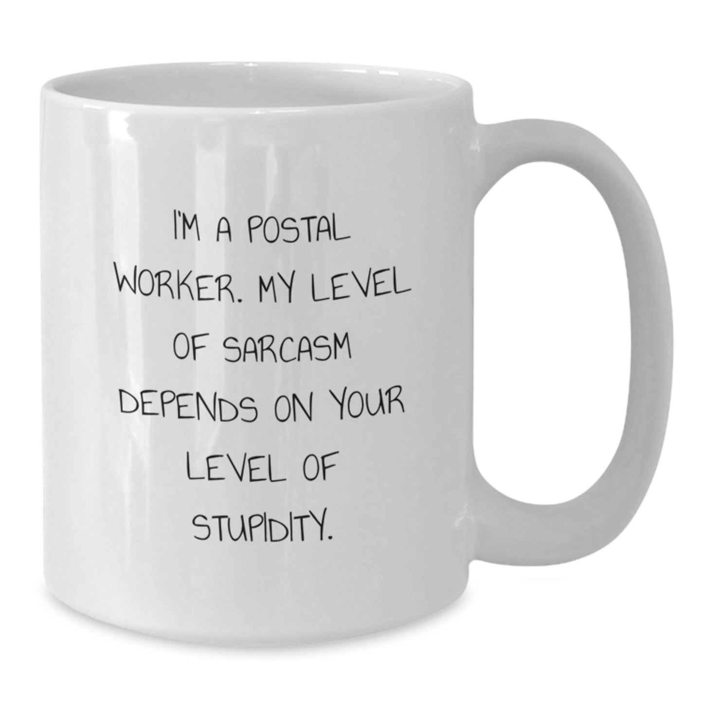 Funny Postal Worker Gifts from Friends, Cute White Coffee Mug for Men, Unique Christmas Unique Gifts - Additional