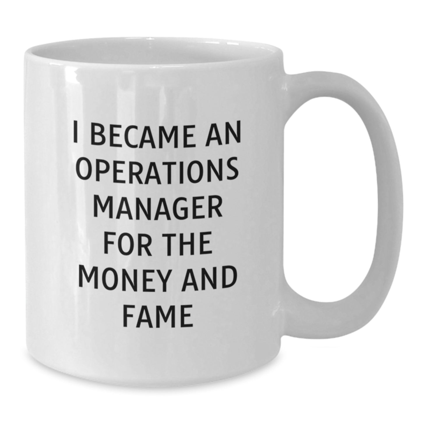 Funny Quote Gifts from Friends for Operations Manager Mother's Day Unique White Coffee Mug - Additional
