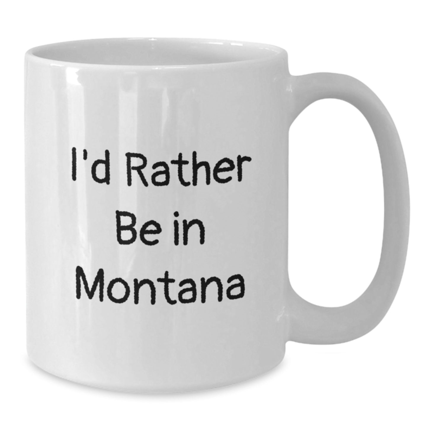 Montana Keepsake White Coffee Mug for Him Birthday Gift - Additional