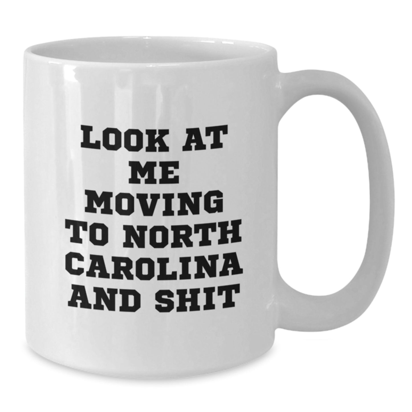 Funny North Carolina White Coffee Mugs for Friends from Tar Heel State Birthday Unique Gifts - Additional