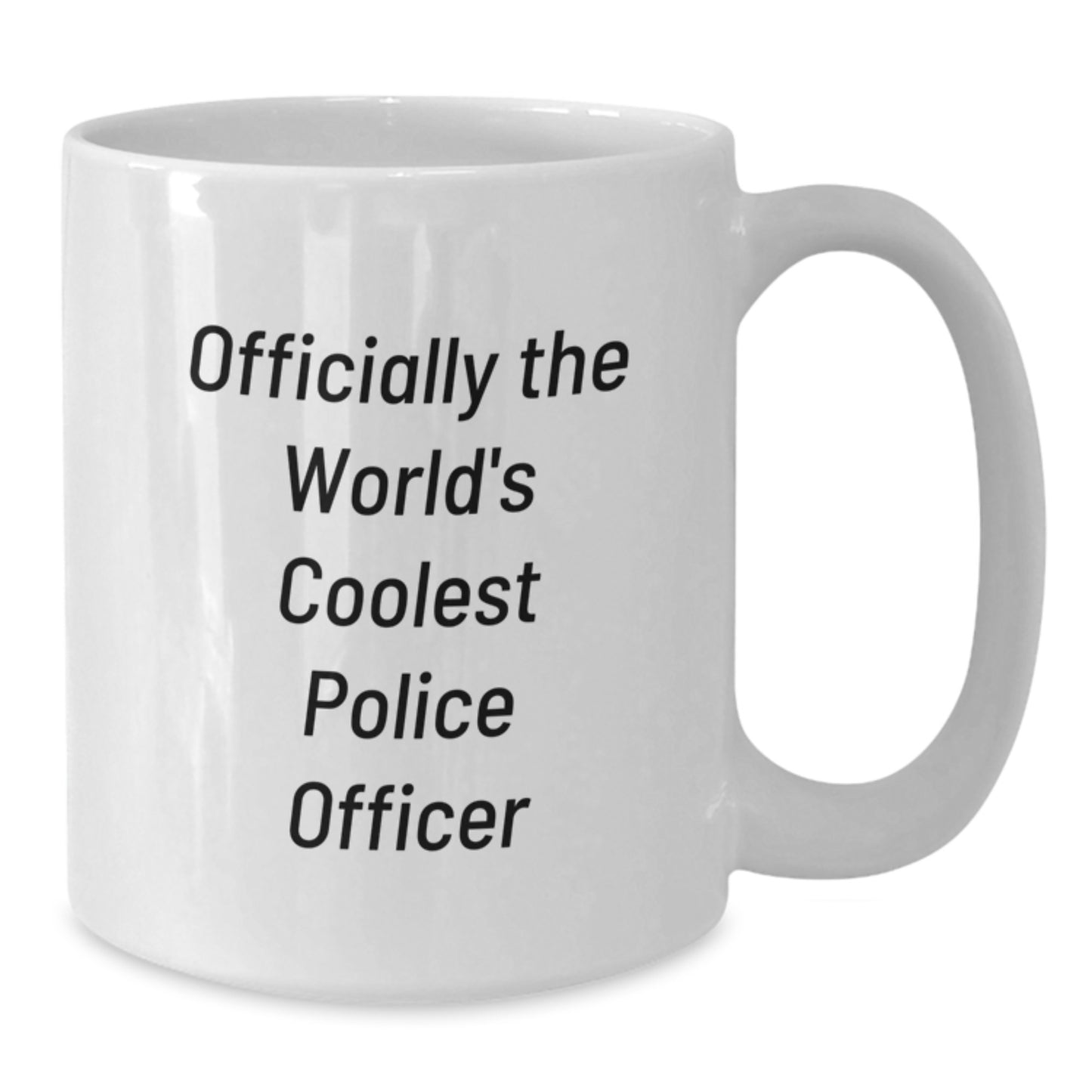 Funny Police Officer Gifts from Friends for Men and Women White Coffee Mugs Christmas Unique - Additional